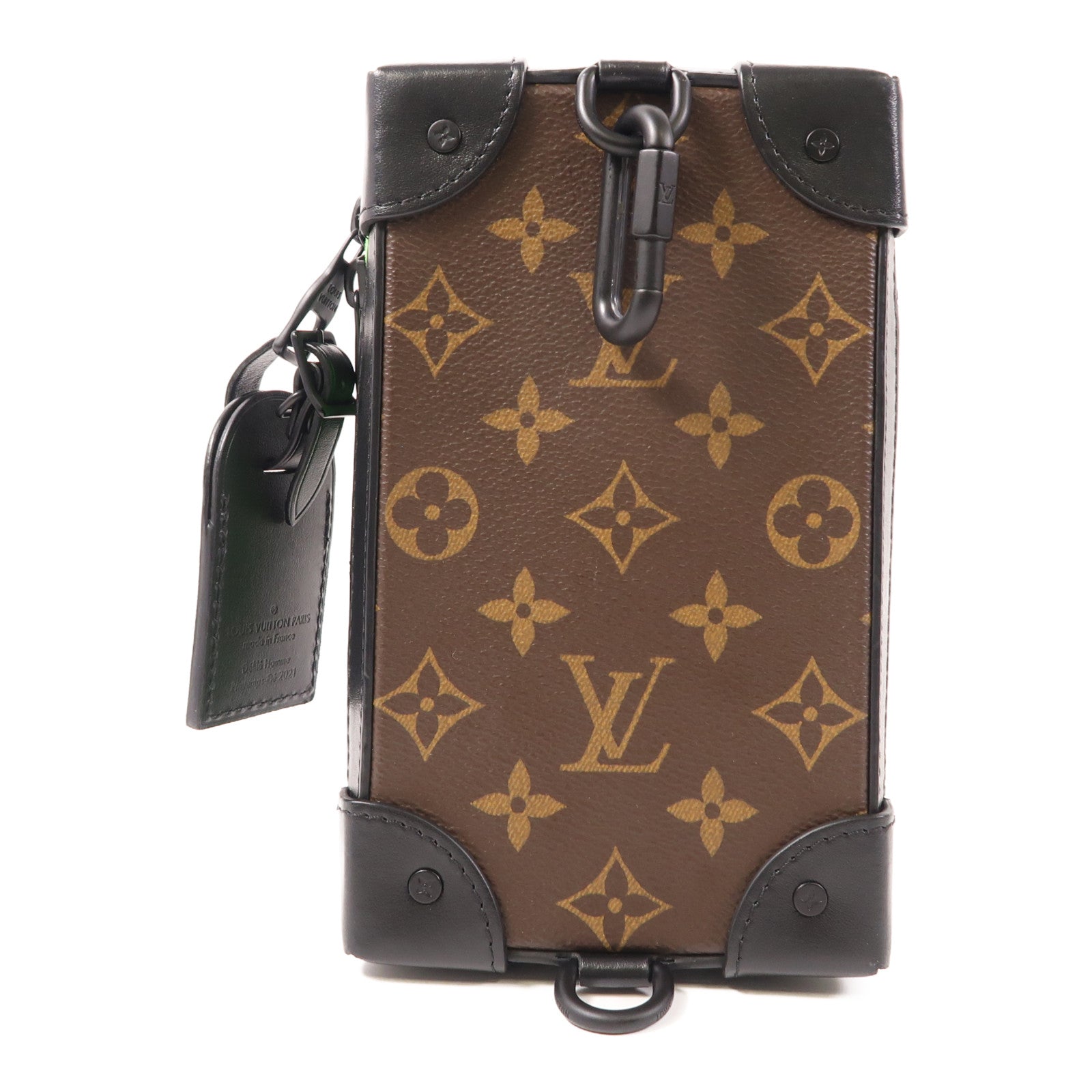 LOUIS VUITTON Soft Trunk Phone Box LV Friends Shoulder Bag M80144 Monogram Brown