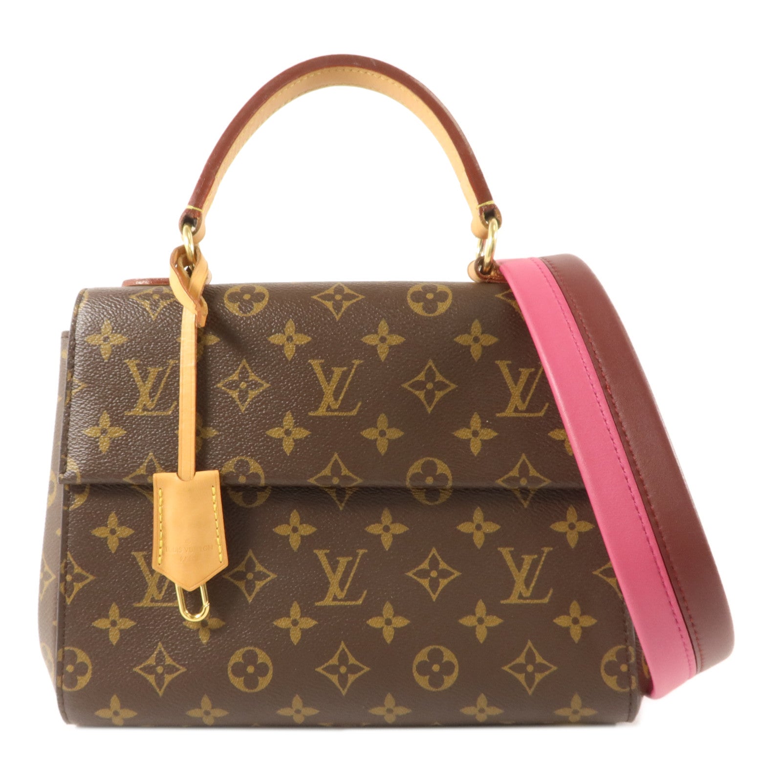 LOUIS VUITTON Monogram Cluny BB手挽肩背兩用袋