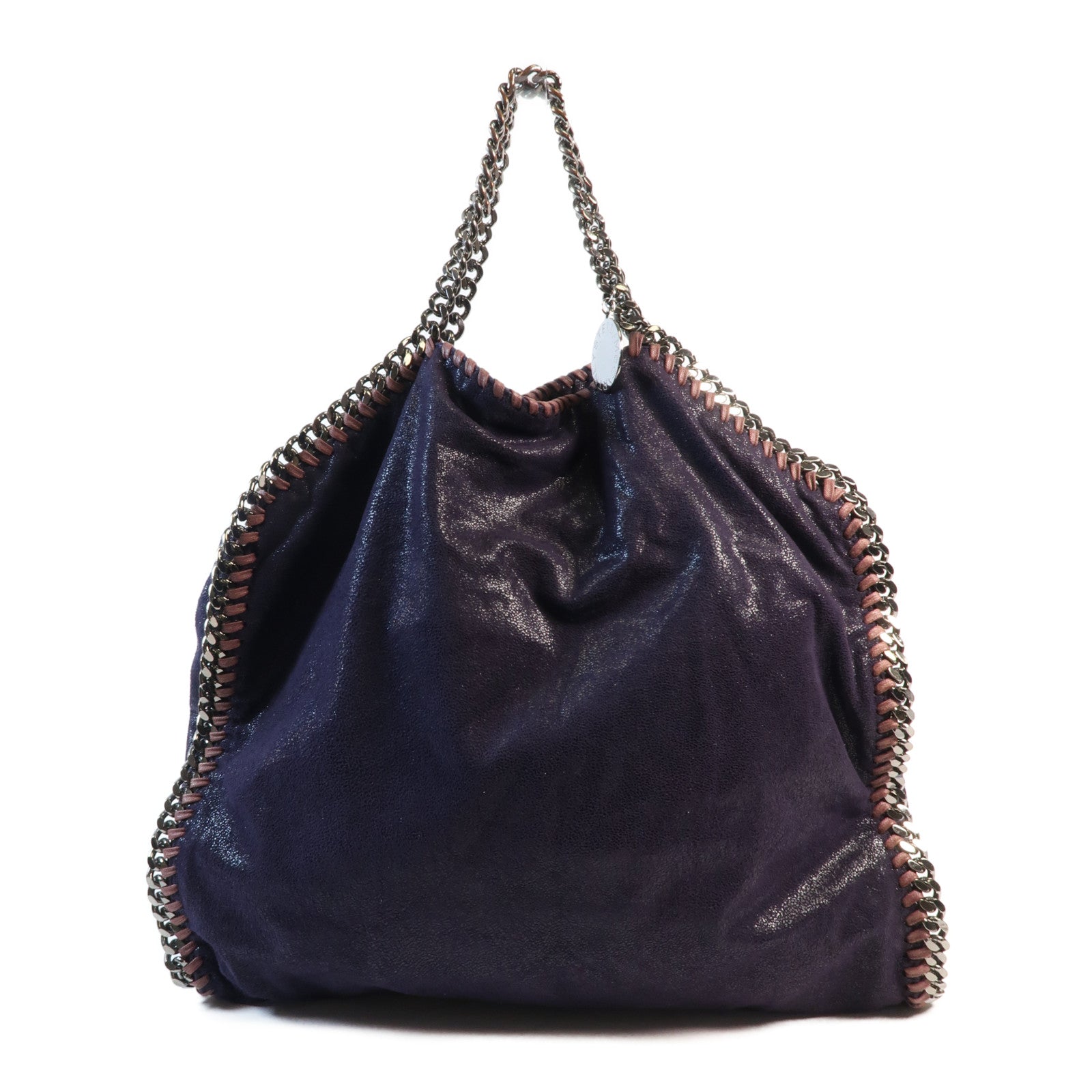 Stella McCartney 聚酯纖維Stella Mccartney Chain Bag銀扣鏈帶肩背袋