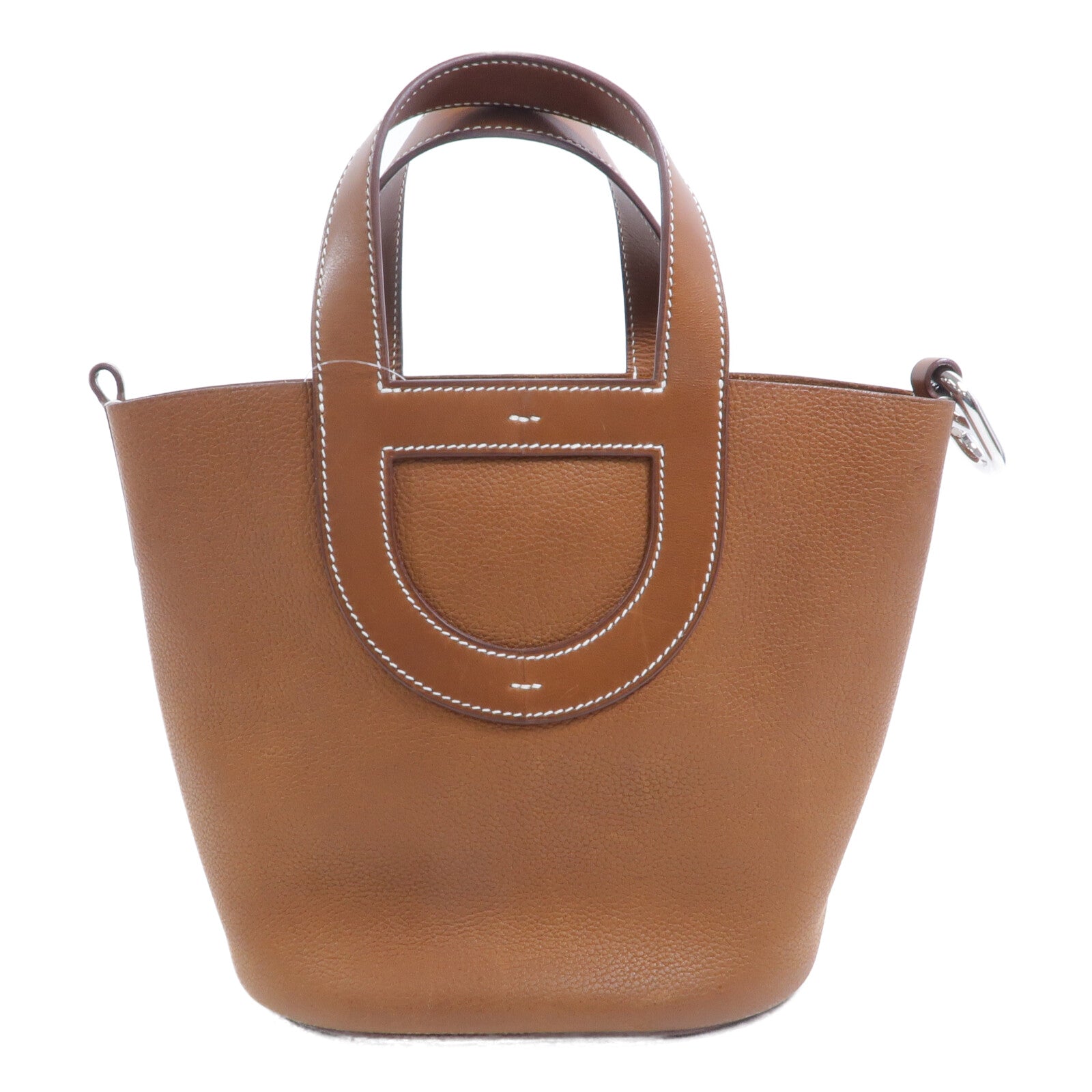 HERMES Barenia皮革In The Loop 18手挽袋Gold