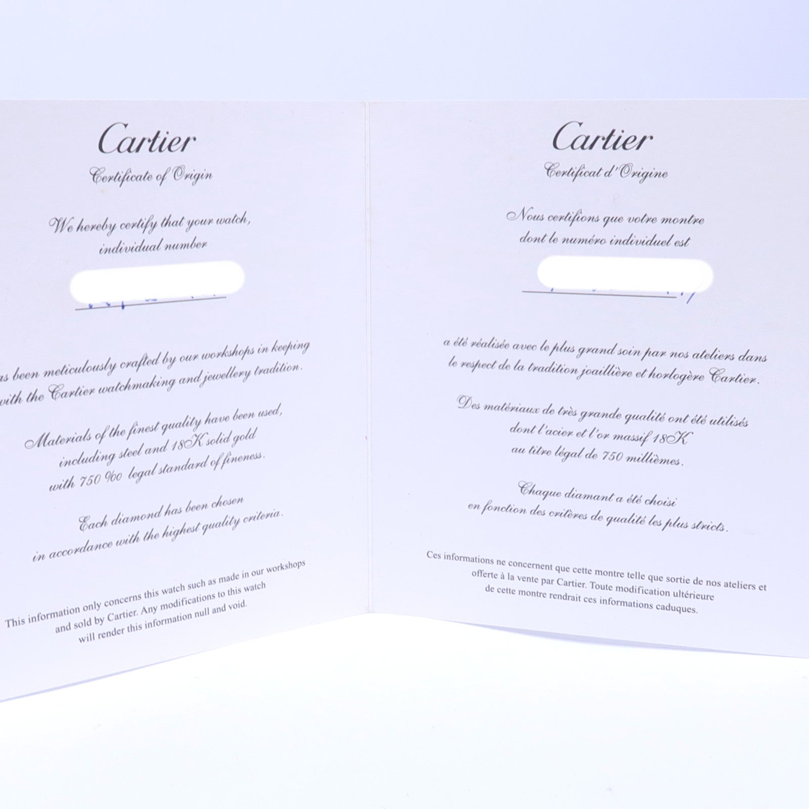 CARTIER Ballon Bleu WE902040