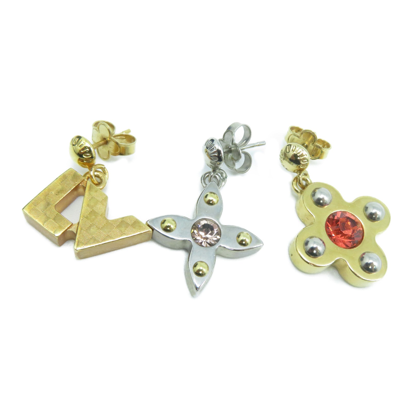 LOUIS VUITTON 【激減優惠】金屬Earrings耳環金色/銀色