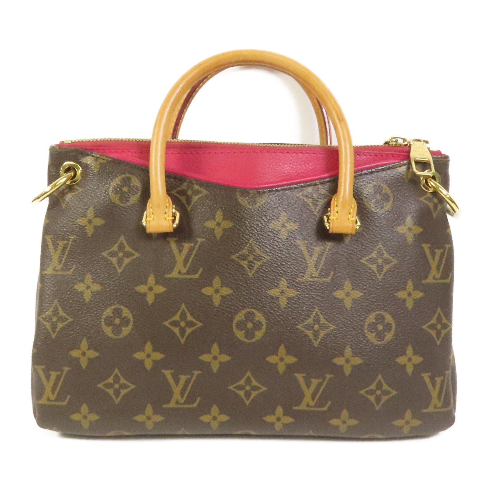 LOUIS VUITTON Monogram Pallas BB金扣手挽肩背兩用袋