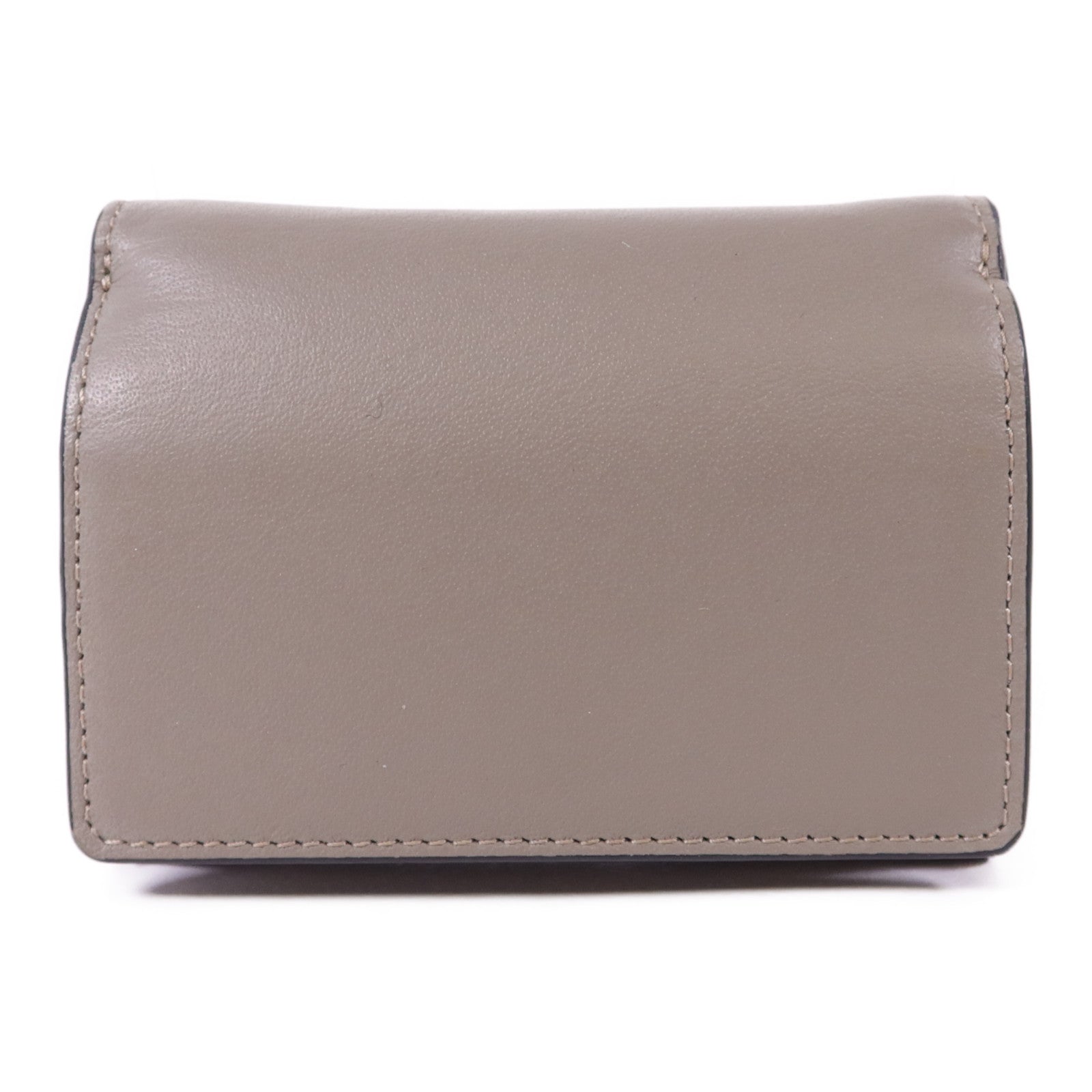 Furla 牛皮皮革Trifold Wallet金扣錢包