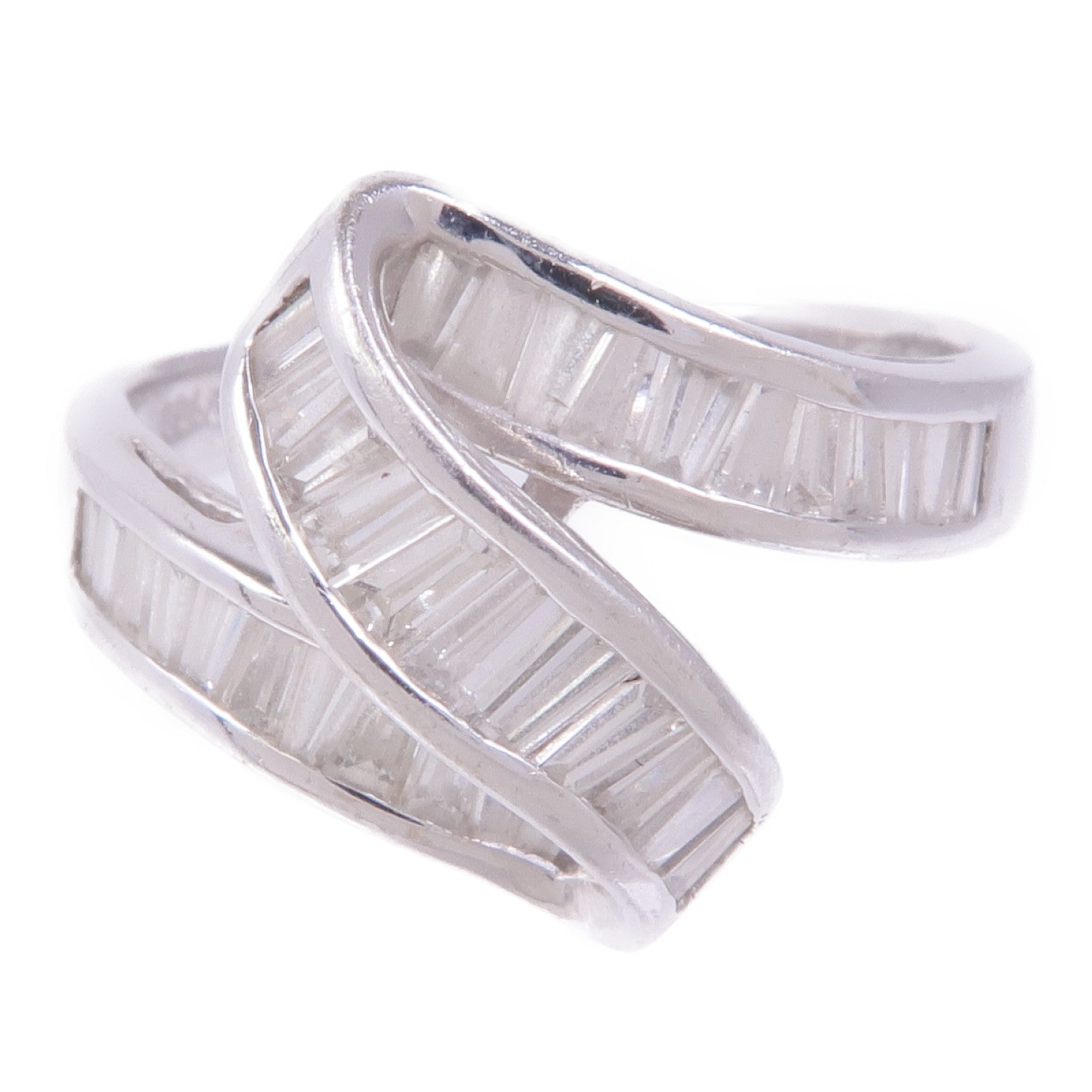 JEWELRY 【激減優惠】18K白金Diamond Ring鑽石戒指US#7.5