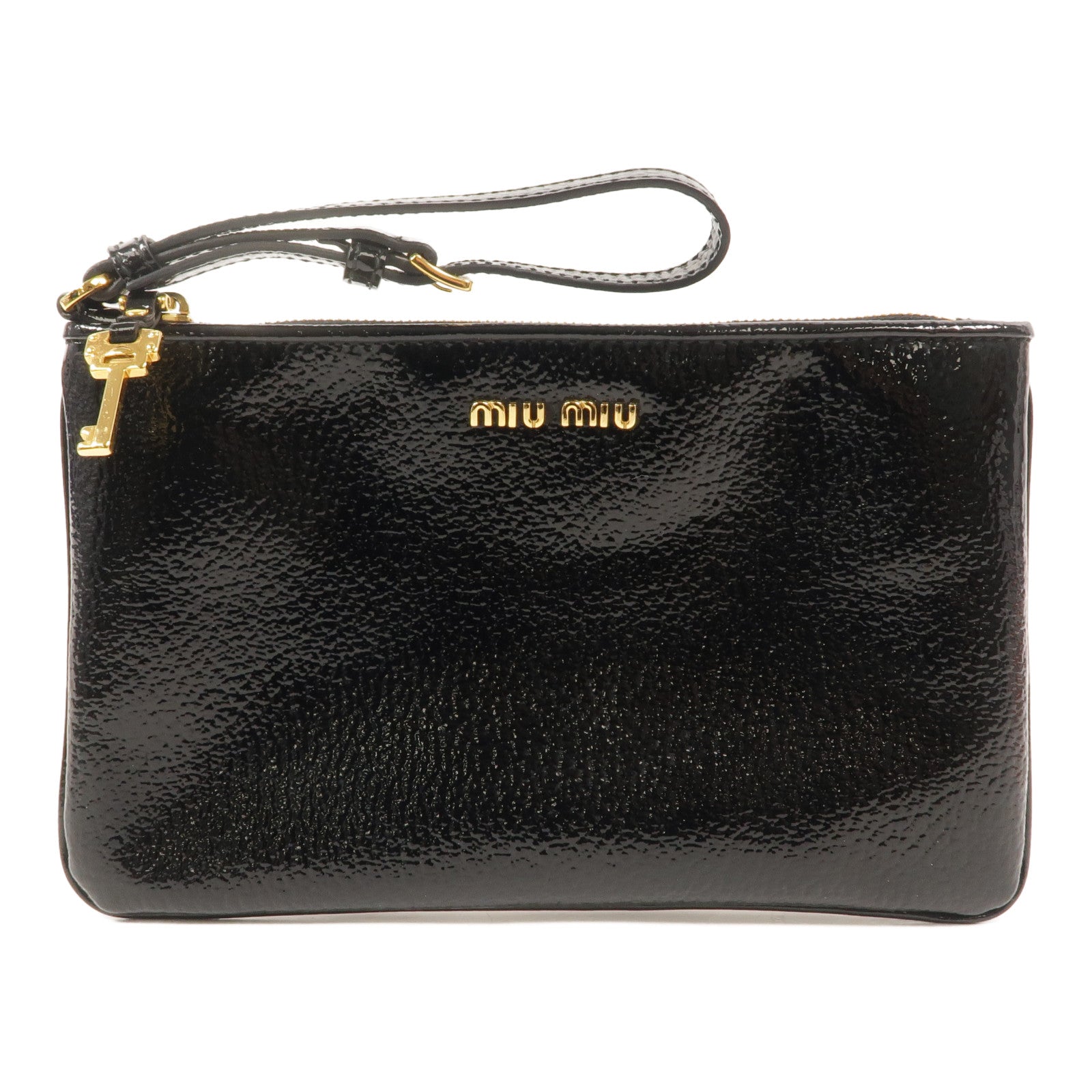 Miu Miu 漆皮皮革Pouch手拿包