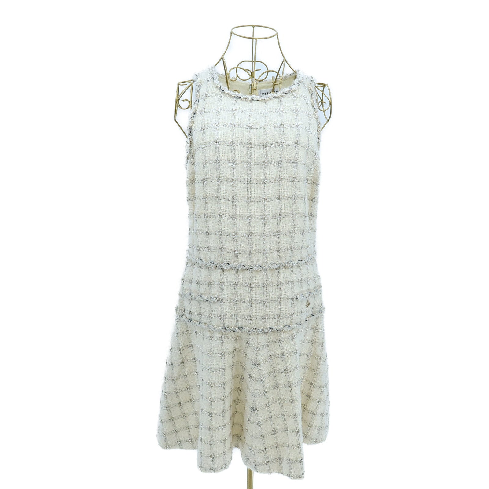 CHANEL Wool/Nylon Tweed Dress連身裙