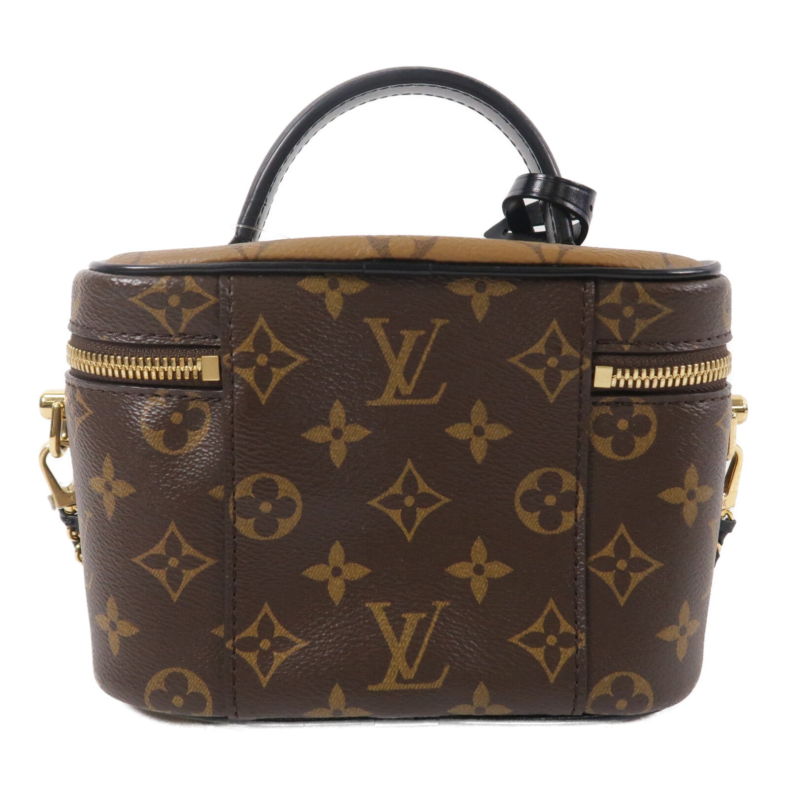 LOUIS VUITTON Monogram Reverse Vanity Case PM手挽肩背兩用袋
