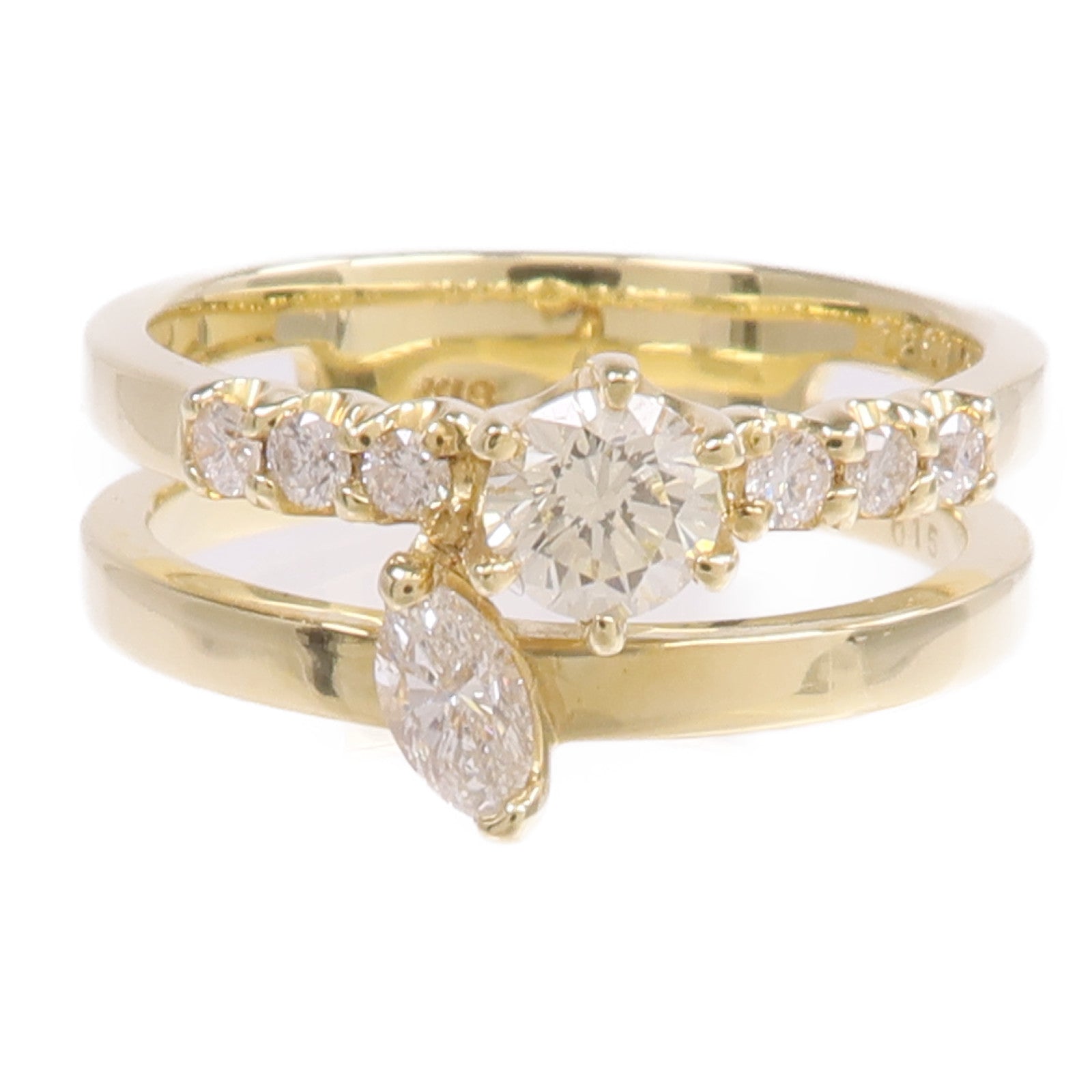 JEWELRY 18K黃金Diamond Ring鑽石戒指US#6