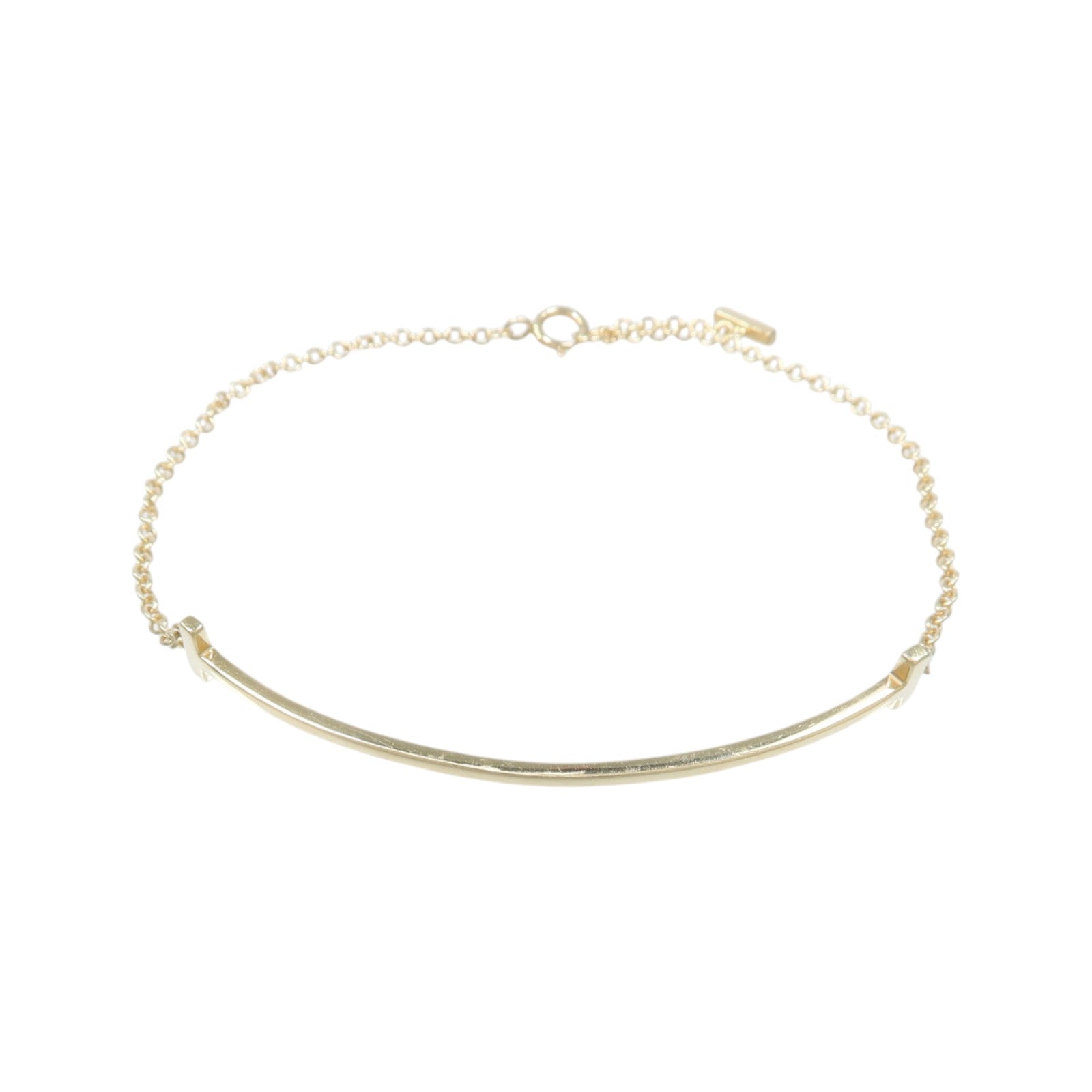 TIFFANY&CO 18K黃金T Smile Bracelet手鏈