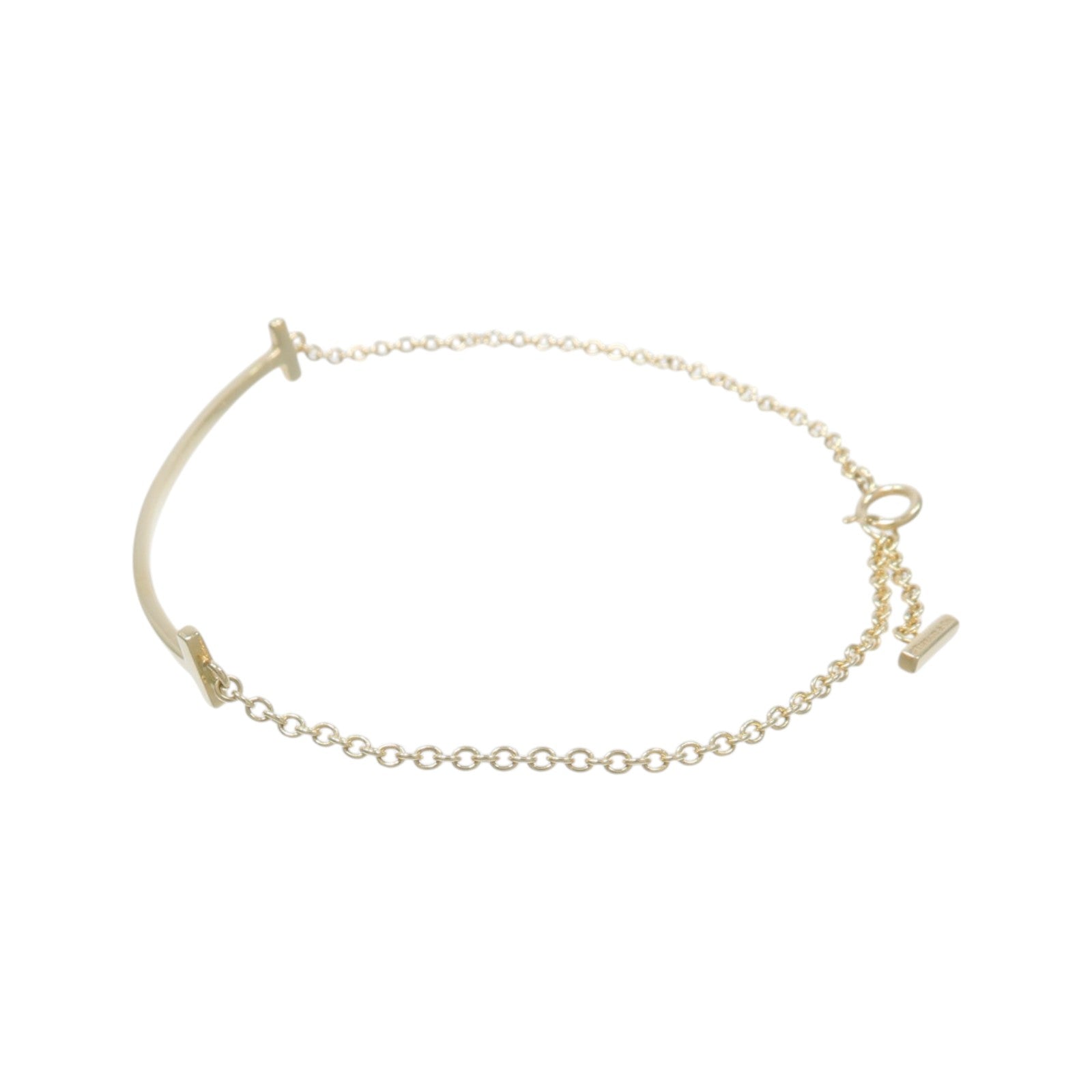 TIFFANY&CO 18K黃金T Smile Bracelet手鏈