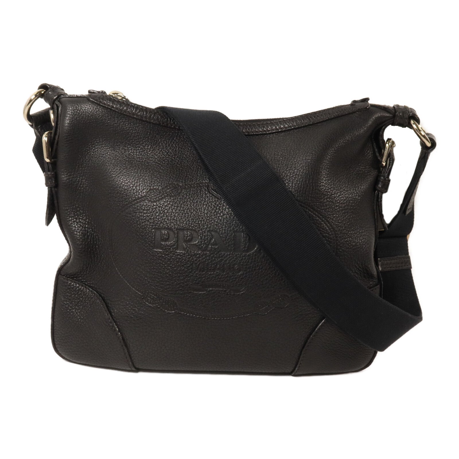 PRADA 牛皮皮革Shoulder Bag肩背袋