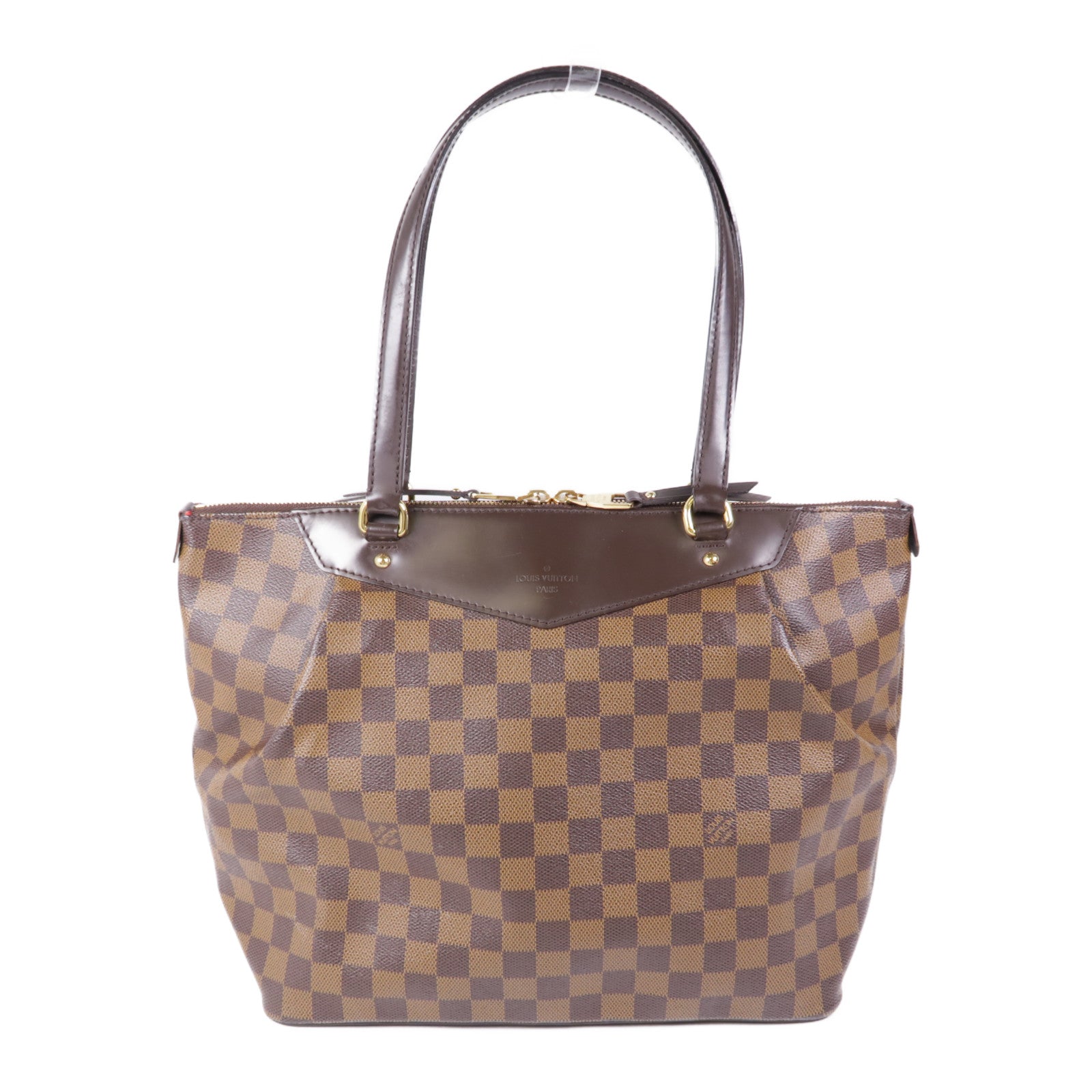 LOUIS VUITTON Damier Westminster GM金扣肩背袋