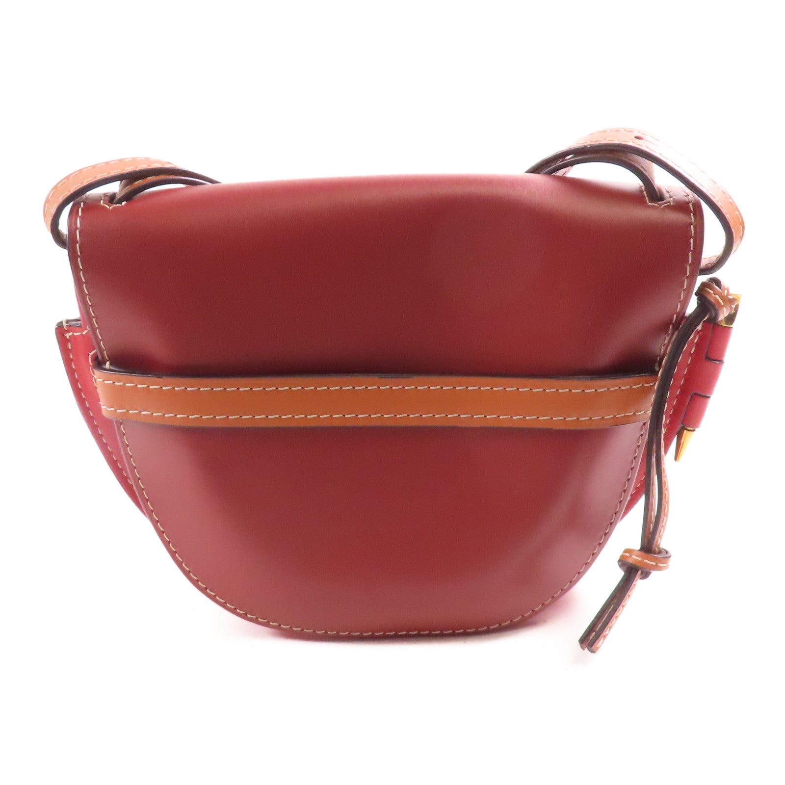 LOEWE 牛皮皮革Gate Bag金扣肩背袋