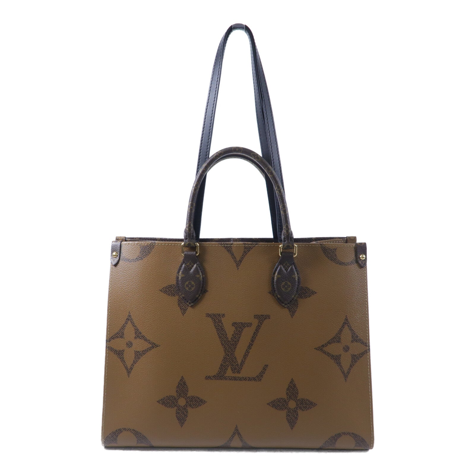 LOUIS VUITTON Monogram Giant On The Go MM手挽肩背兩用袋