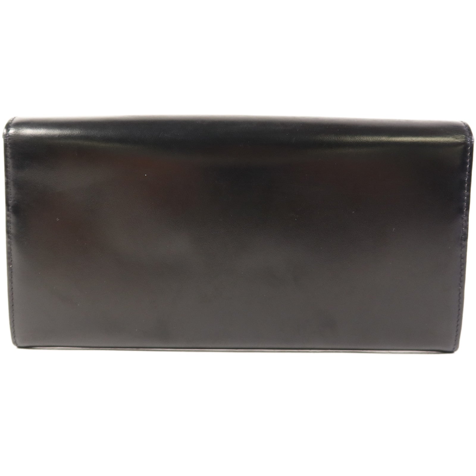 CARTIER 牛皮皮革Long Wallet銀扣長錢包