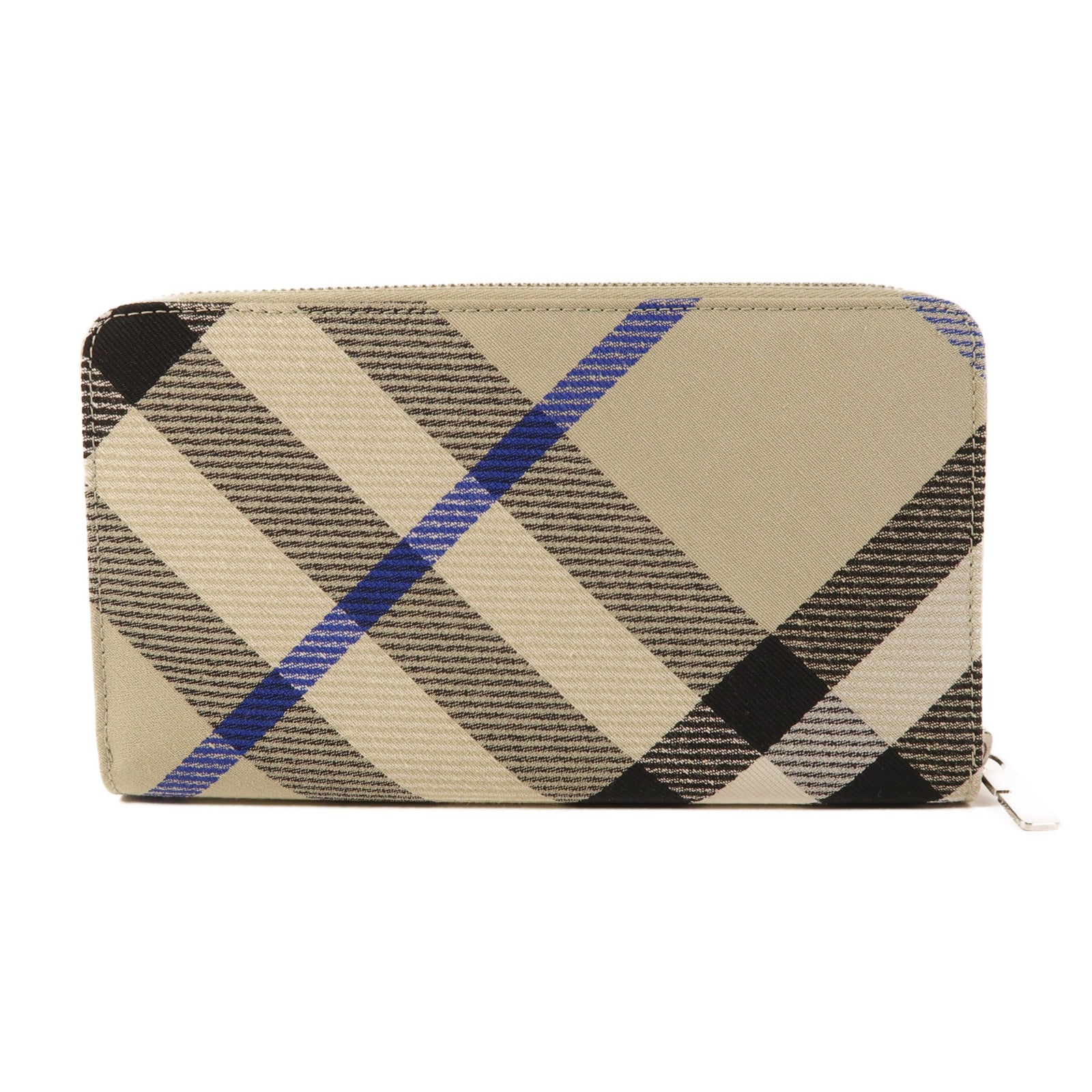 BURBERRY 帆布Long Wallet銀扣長錢包