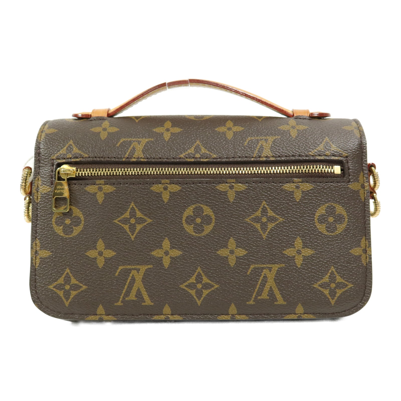 LOUIS VUITTON Monogram Pochette Metis East West手挽肩背兩用袋