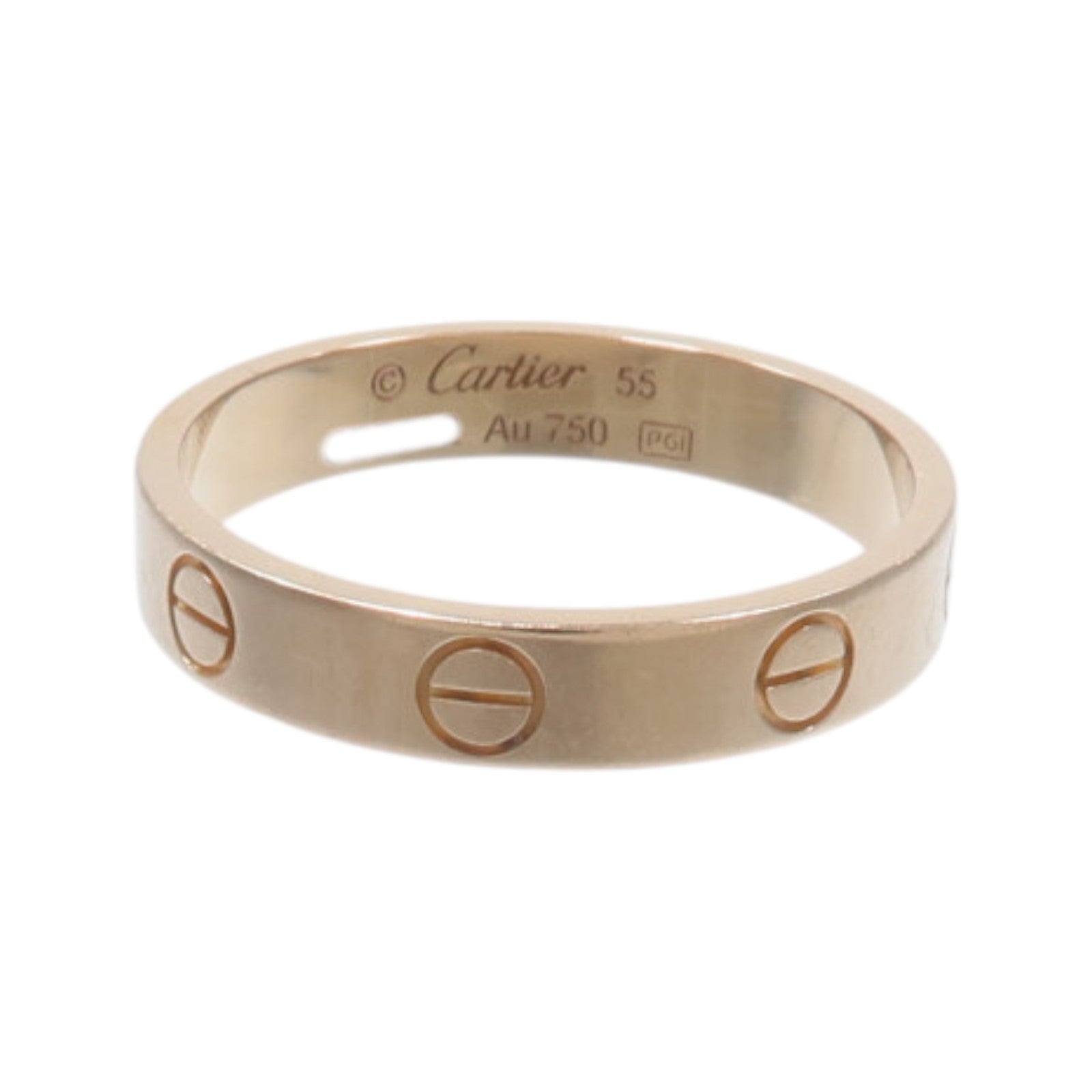 CARTIER 18K玫瑰金Love Ring SM戒指