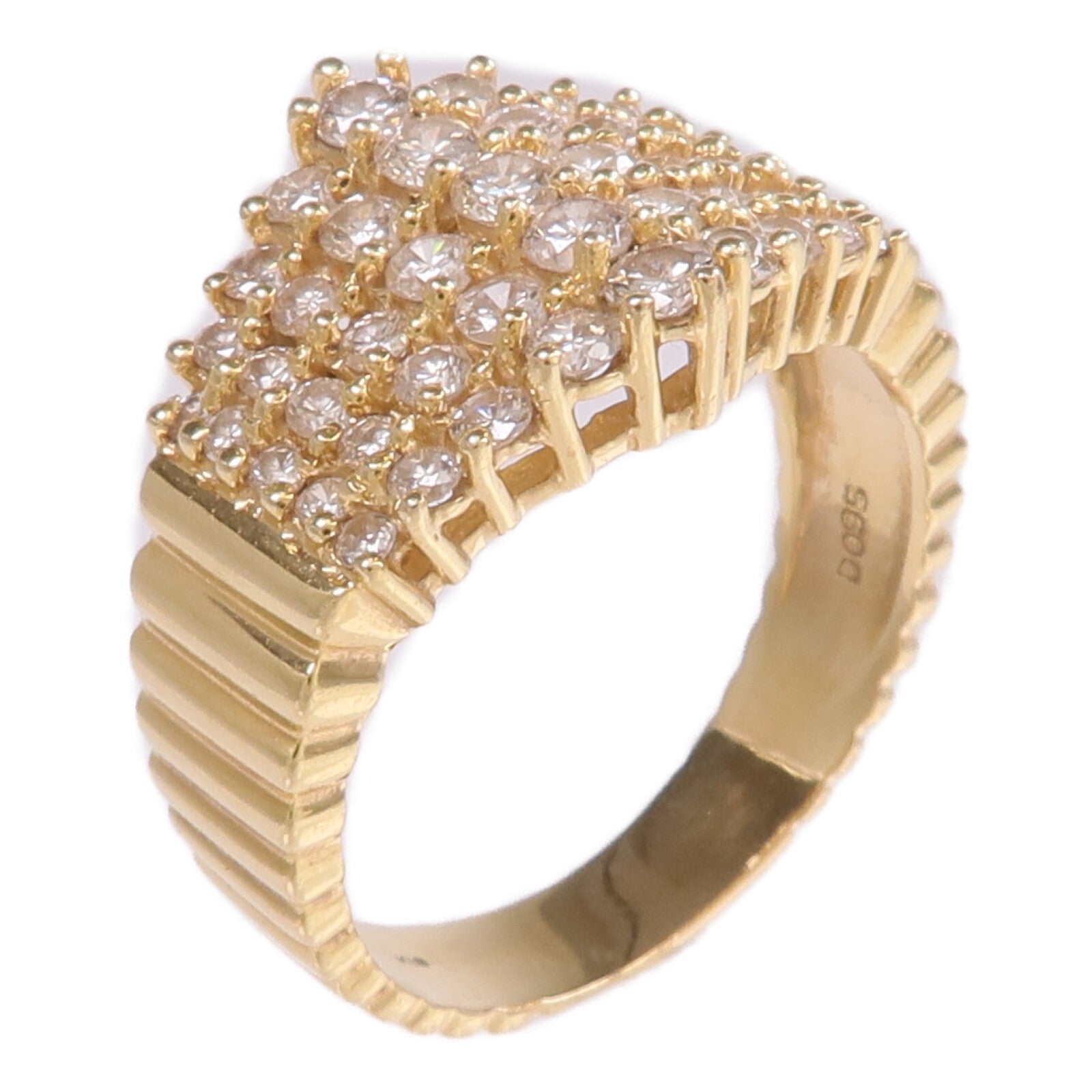 JEWELRY 18K黃金Diamond Ring鑽石戒指US#6.25