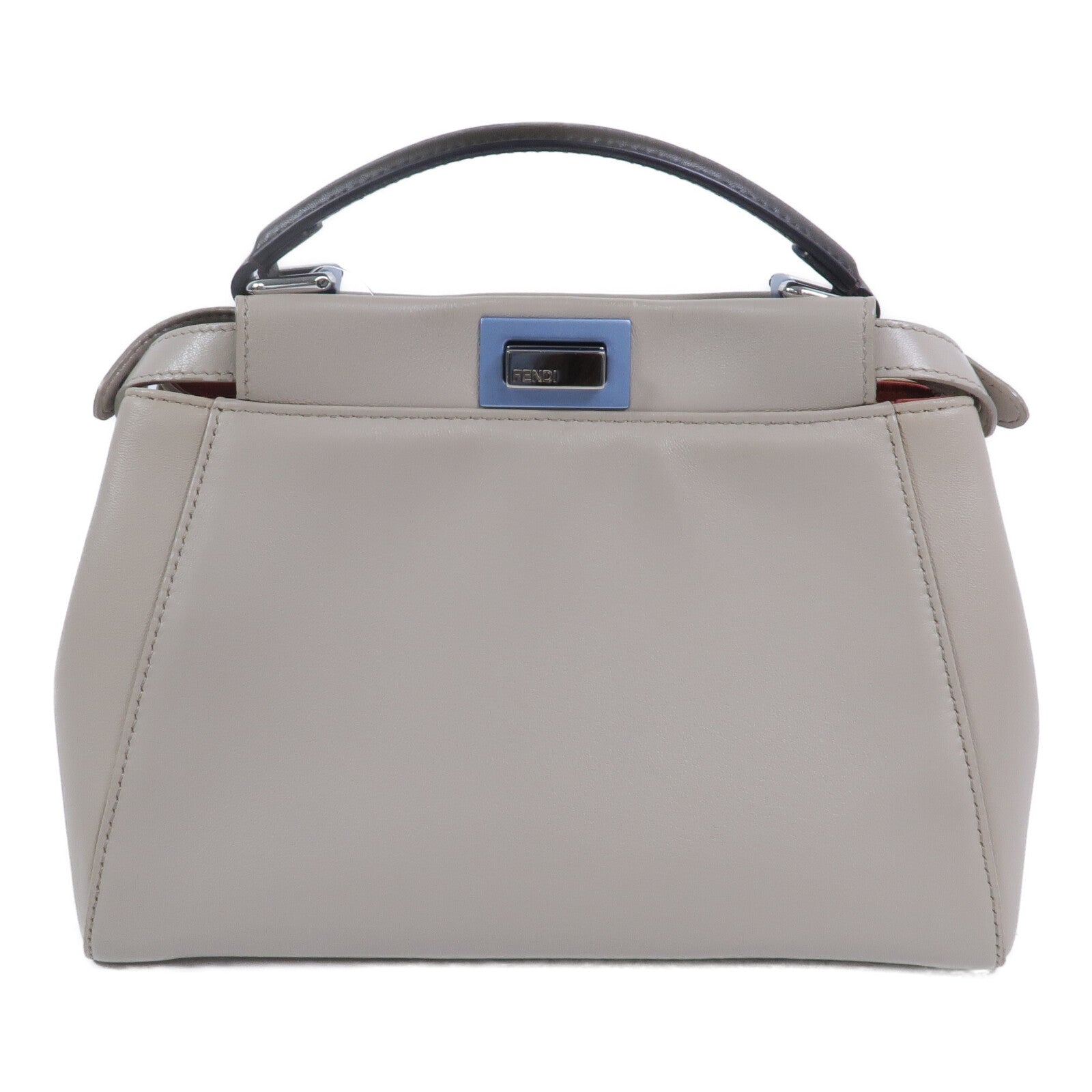FENDI 羊皮皮革Peekaboo手挽肩背兩用袋