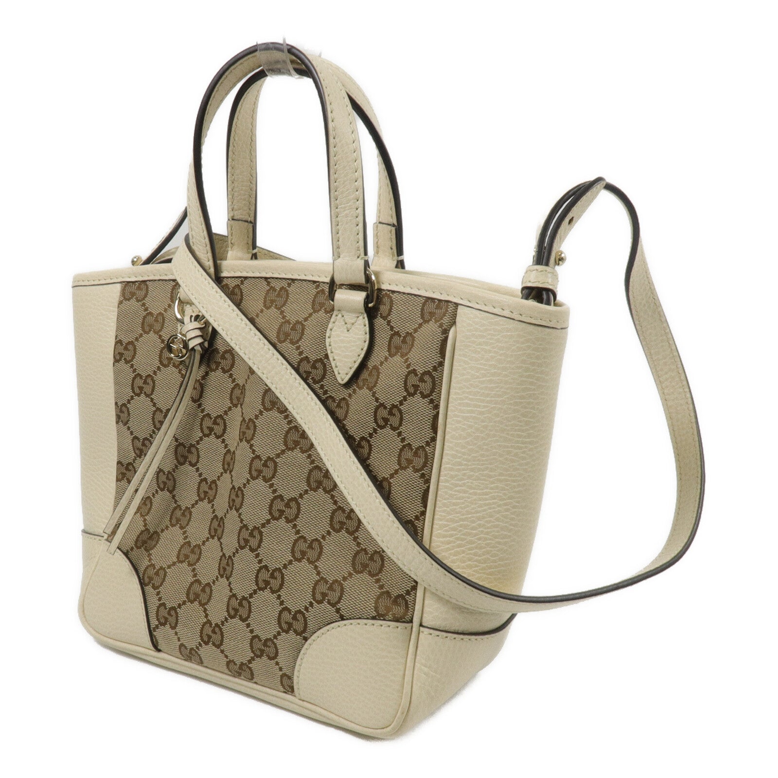 GUCCI 帆布2 Way Bag手挽肩背兩用袋妝