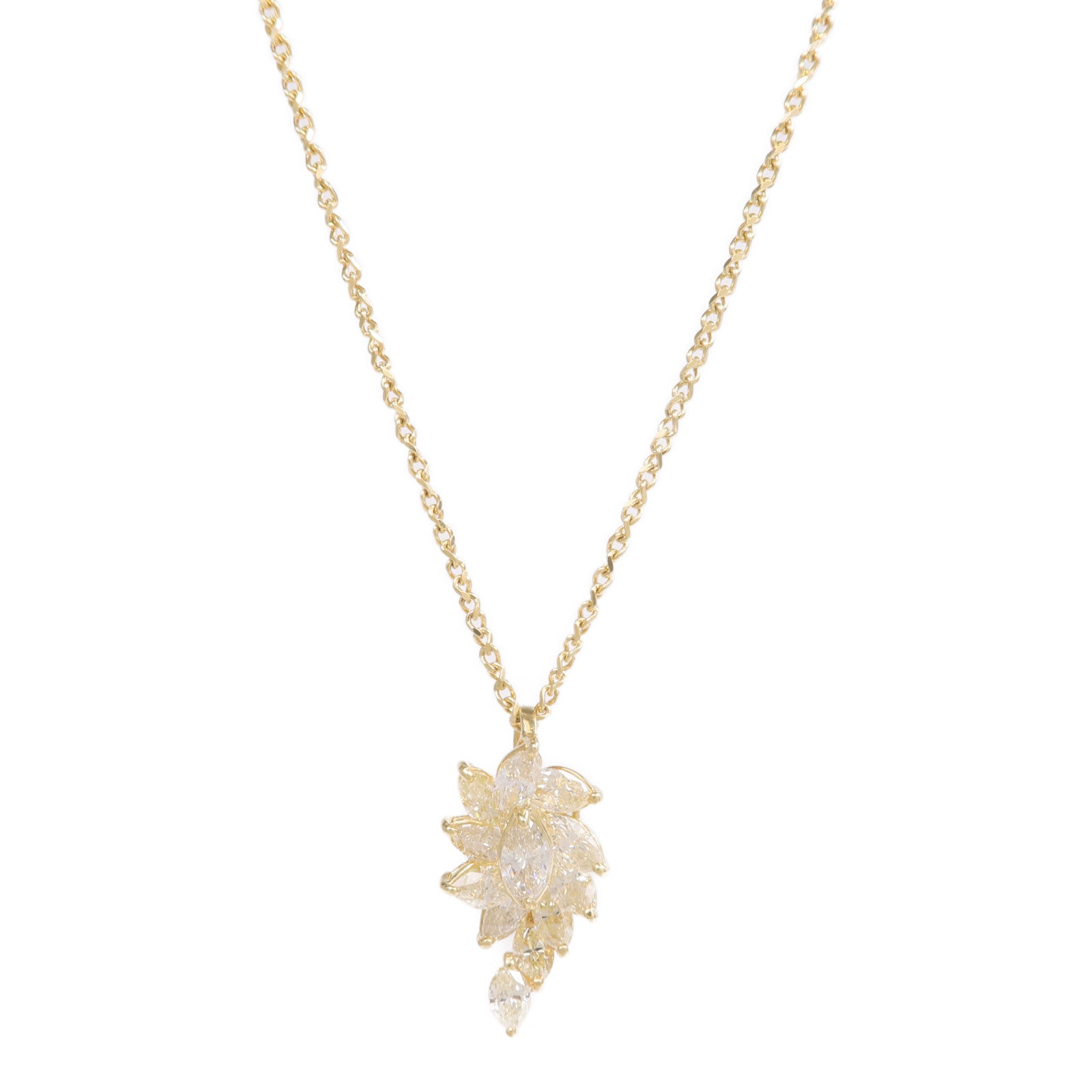 JEWELRY 【激減優惠】18K黃金Diamond Necklace鑽石項鍊