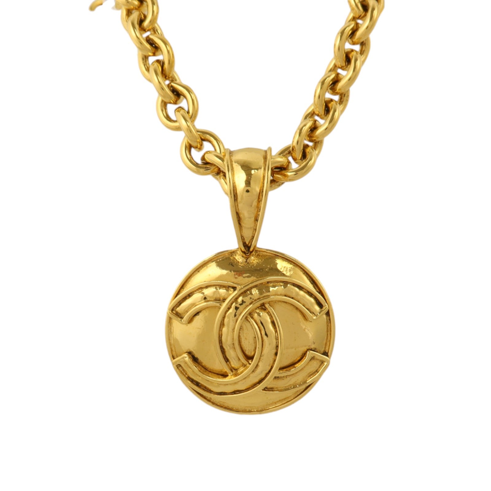 CHANEL 金屬Necklace金扣項鏈