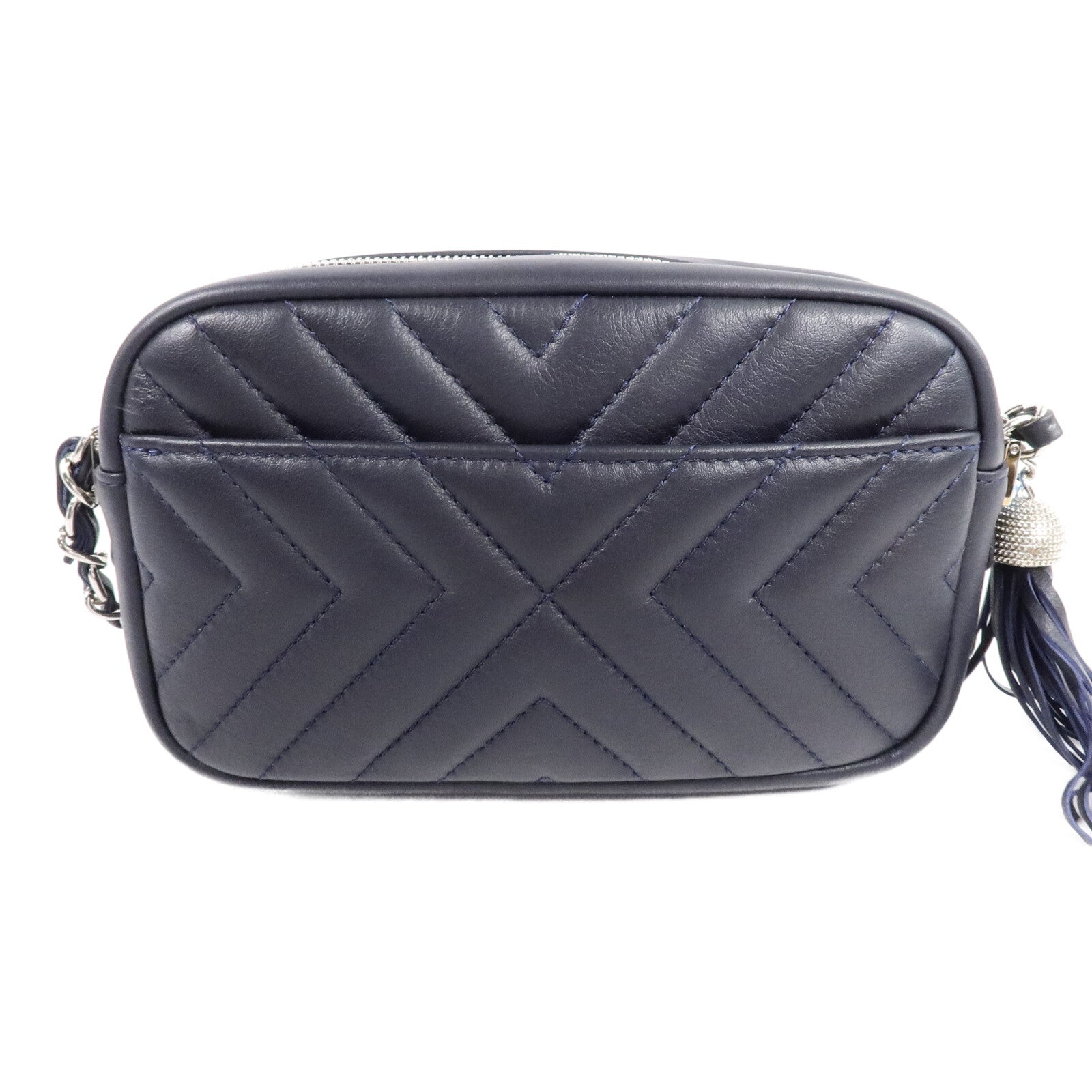 CHANEL 牛皮皮革Camera Bag鏈帶肩背袋