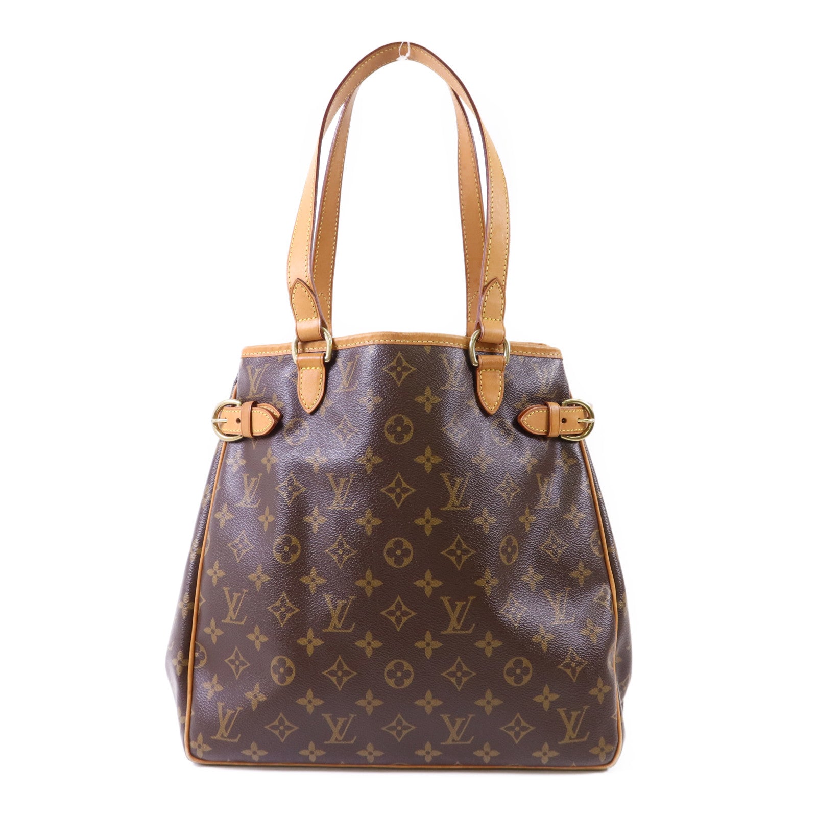LOUIS VUITTON 【激減優惠】Monogram Batignolles金扣手挽袋棕色