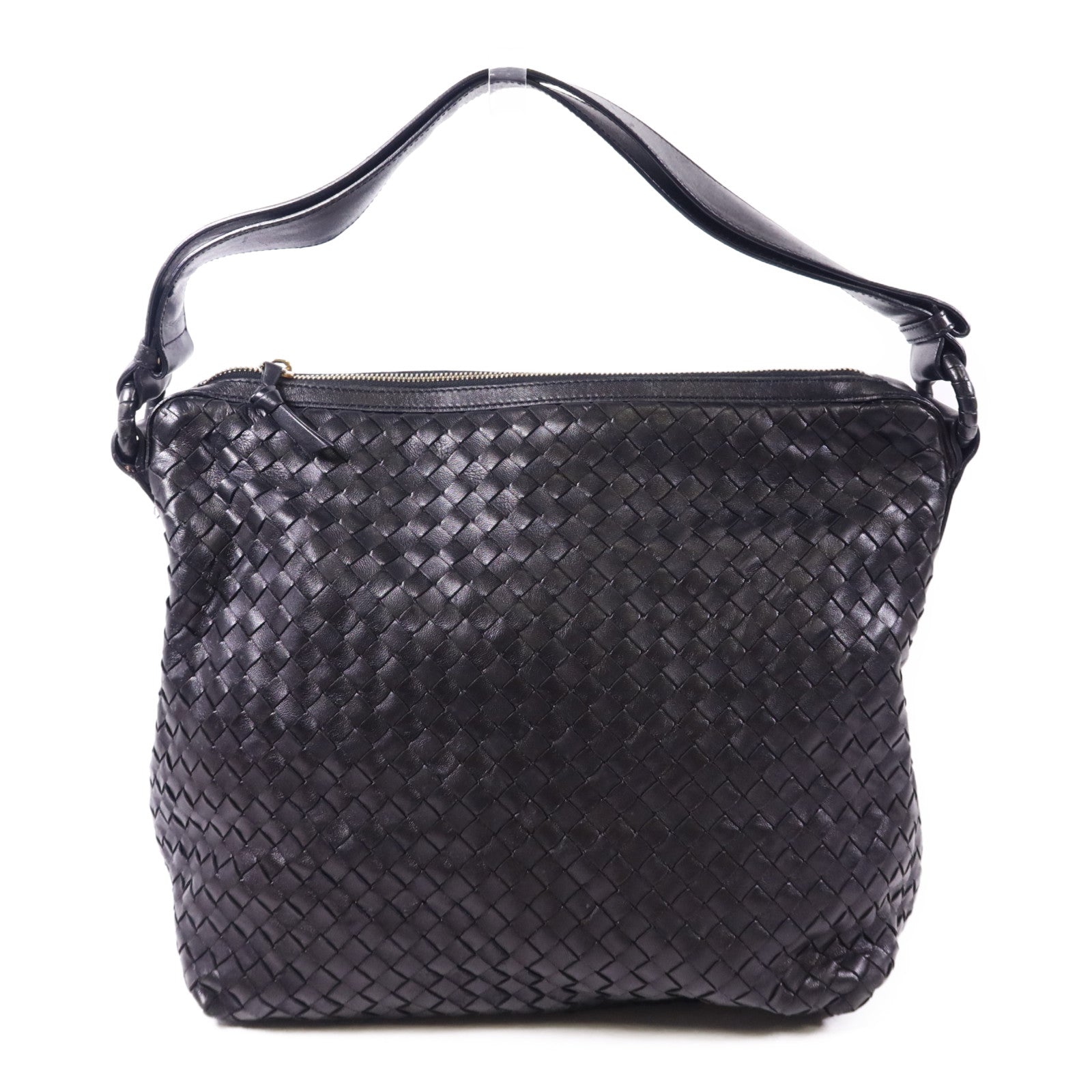 BOTTEGA VENETA 羊皮皮革Shoulder Bag金扣肩背袋