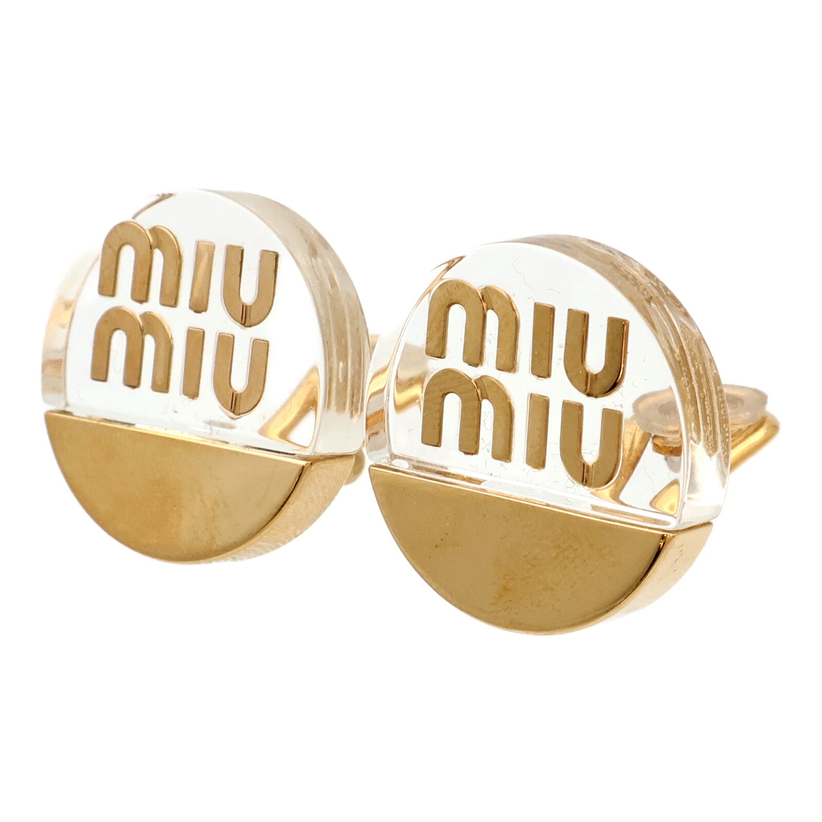 Miu Miu PVC/金屬Earrings耳環