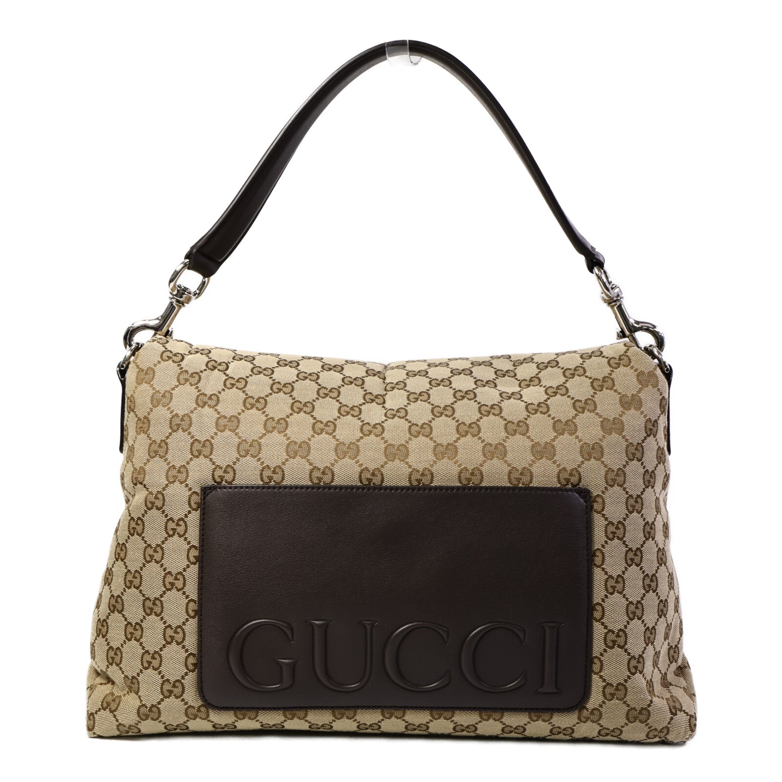 GUCCI 帆布GG Monogram Large Crossbody Bag肩背袋