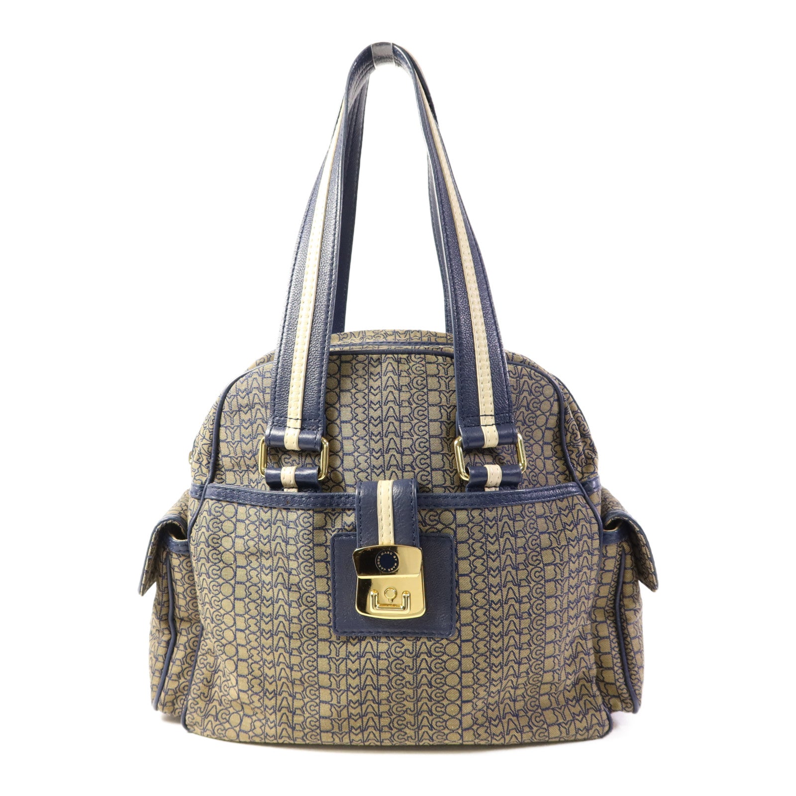 MARC BY MARC JACOBS 帆布Shoulder Bag金扣肩背袋