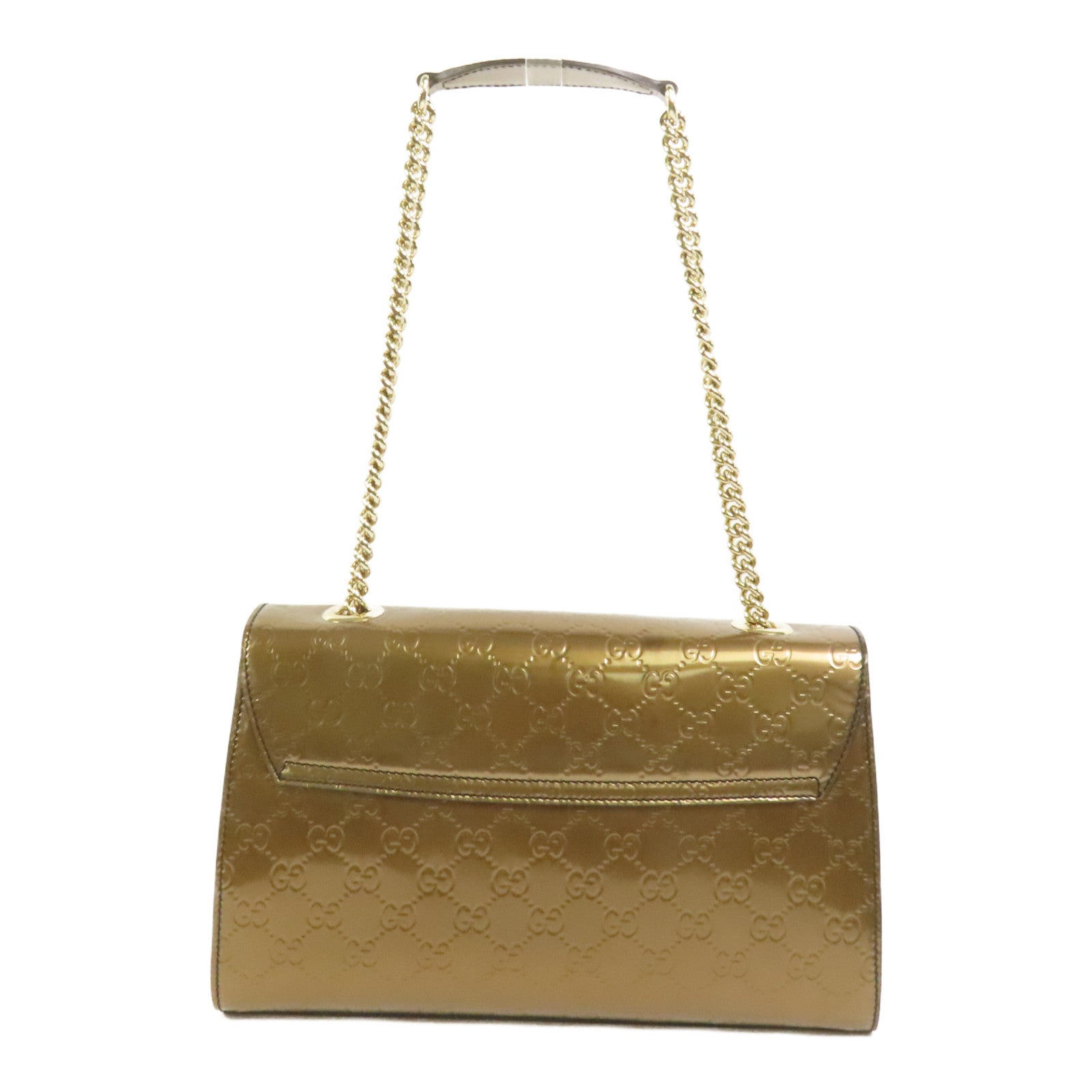 GUCCI 漆皮皮革Emily肩背袋