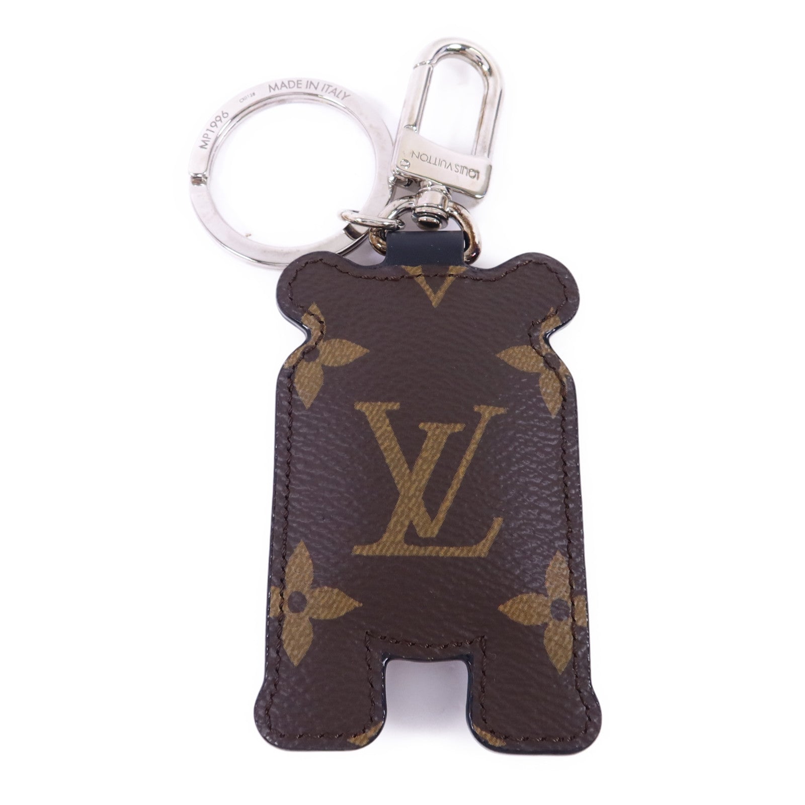 LOUIS VUITTON Monogram Porte Cle Animal Tiger掛飾