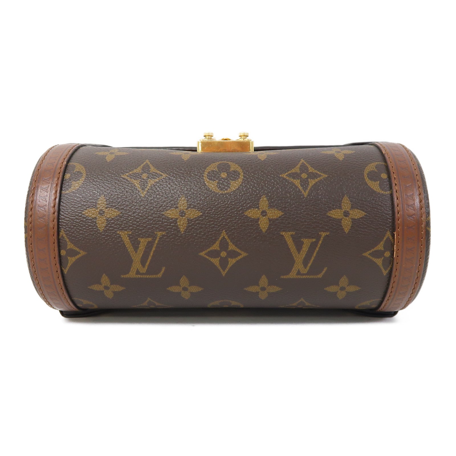 LOUIS VUITTON 【激減優惠】Monogram Papillon Trunk金扣手挽肩背兩用袋啡色