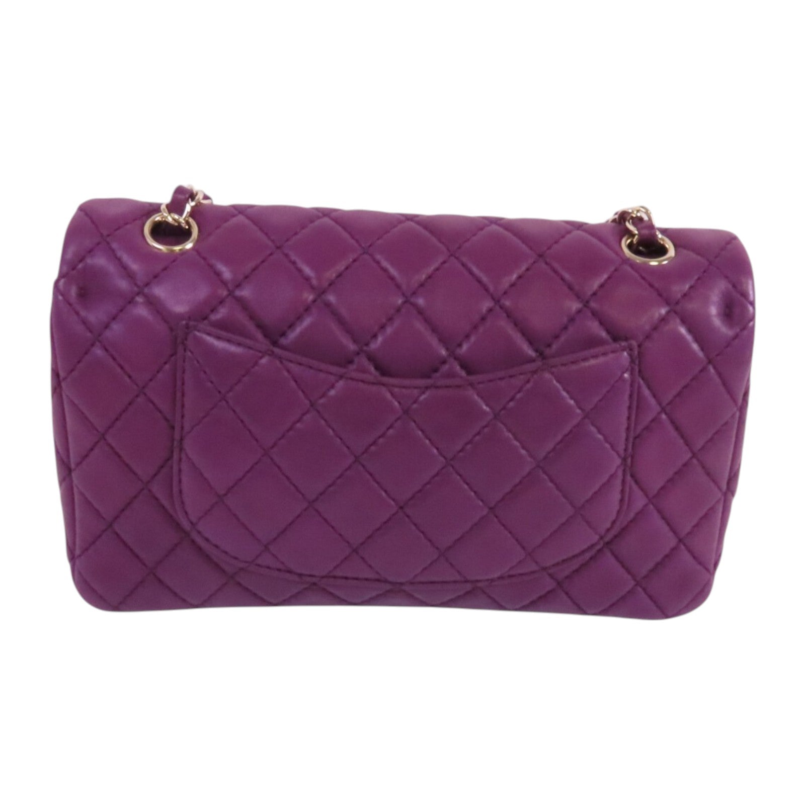 CHANEL 羊皮皮革Classic 25金扣鏈帶肩背袋