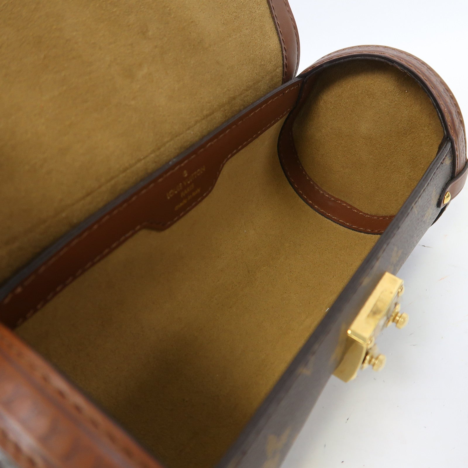 LOUIS VUITTON 【激減優惠】Monogram Papillon Trunk金扣手挽肩背兩用袋啡色