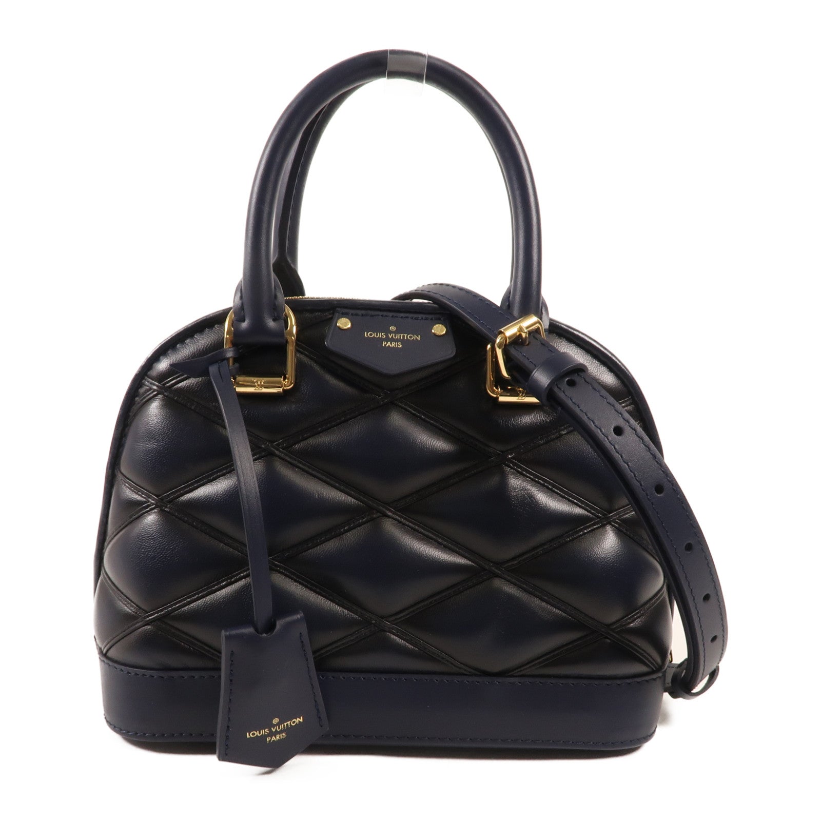 LOUIS VUITTON 【激減優惠】Malletage Alma BB金扣手挽肩背兩用袋