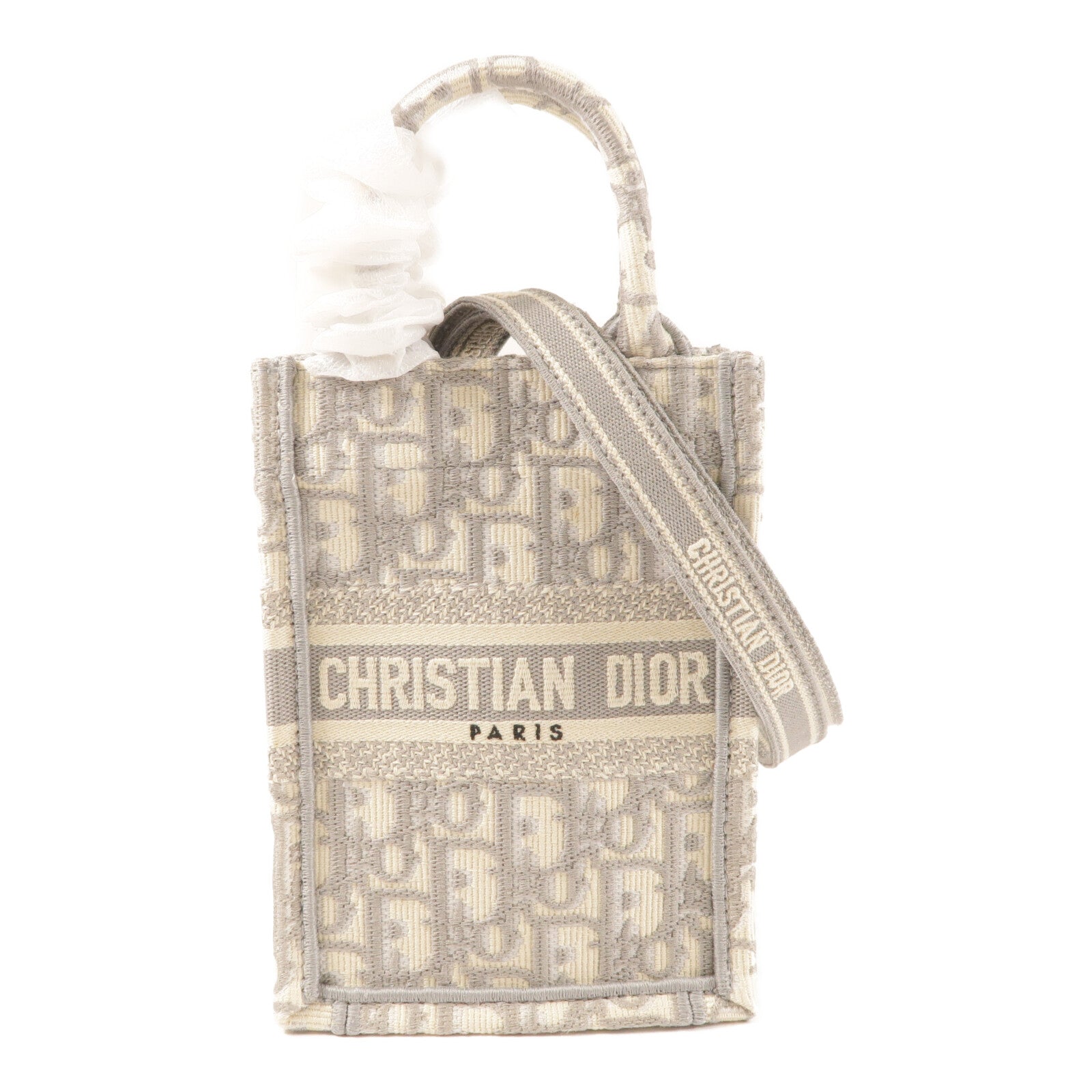 Dior 帆布Book Tote Mini金扣手挽肩背兩用袋