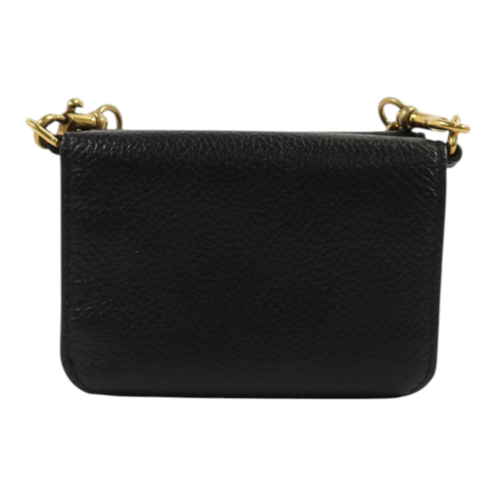 BALENCIAGA 牛皮皮革Mini Wallet on Chain金扣鏈帶肩背袋