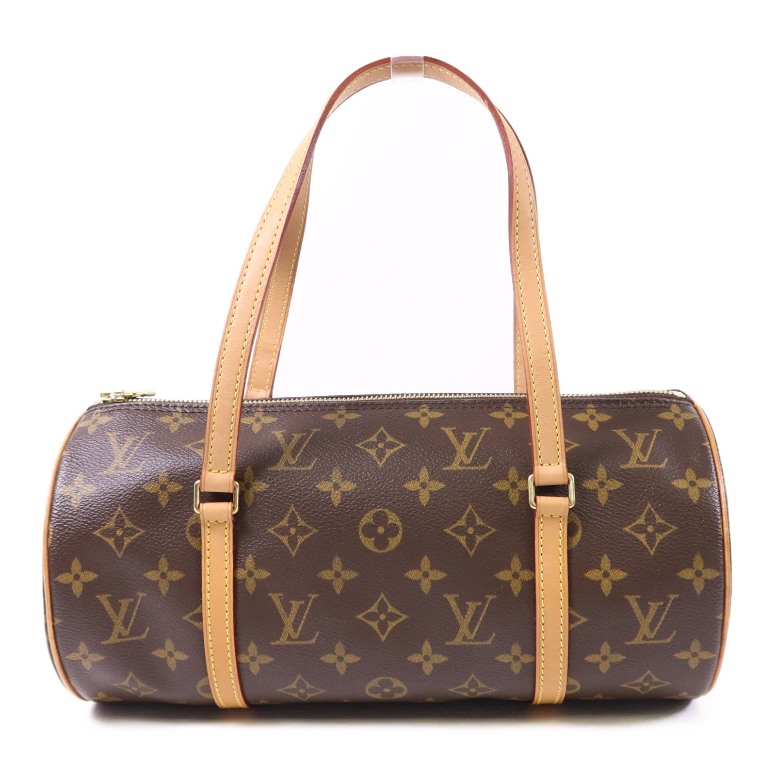 LOUIS VUITTON Monogram Papillon GM金扣手挽袋