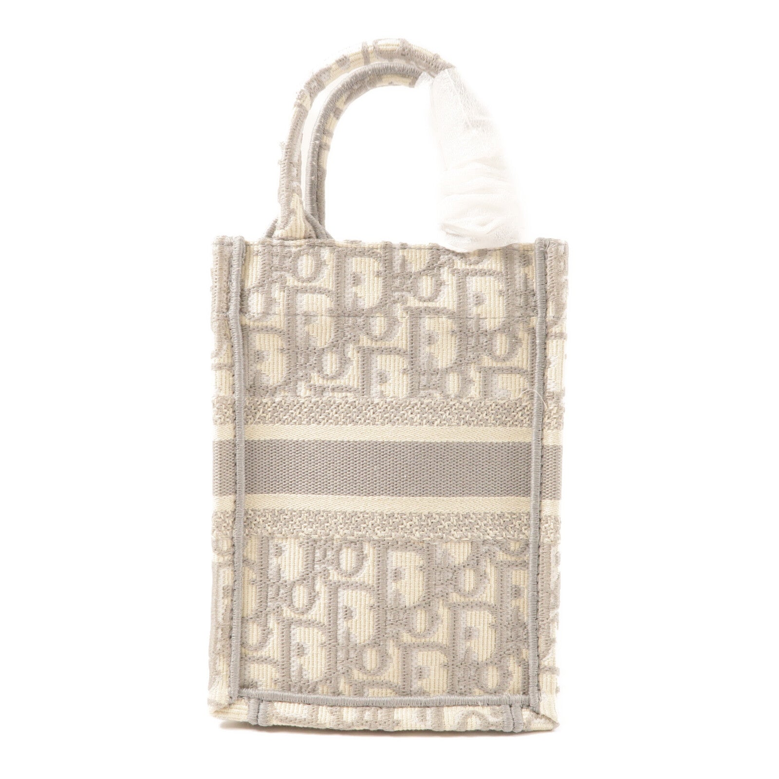 Dior 帆布Book Tote Mini金扣手挽肩背兩用袋