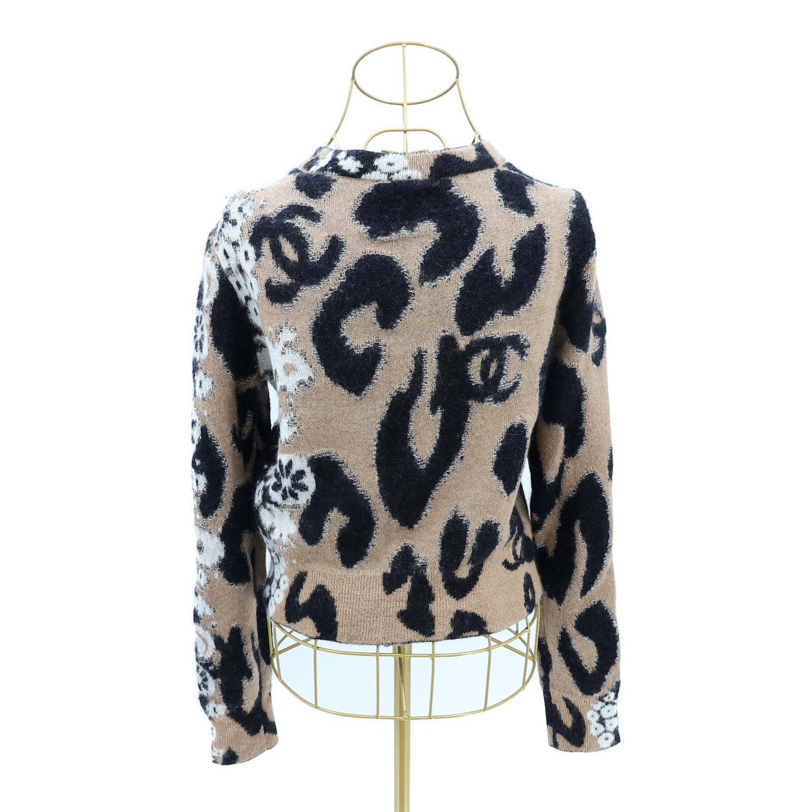 CHANEL Cashmere/Mohair Knit Sweater針織