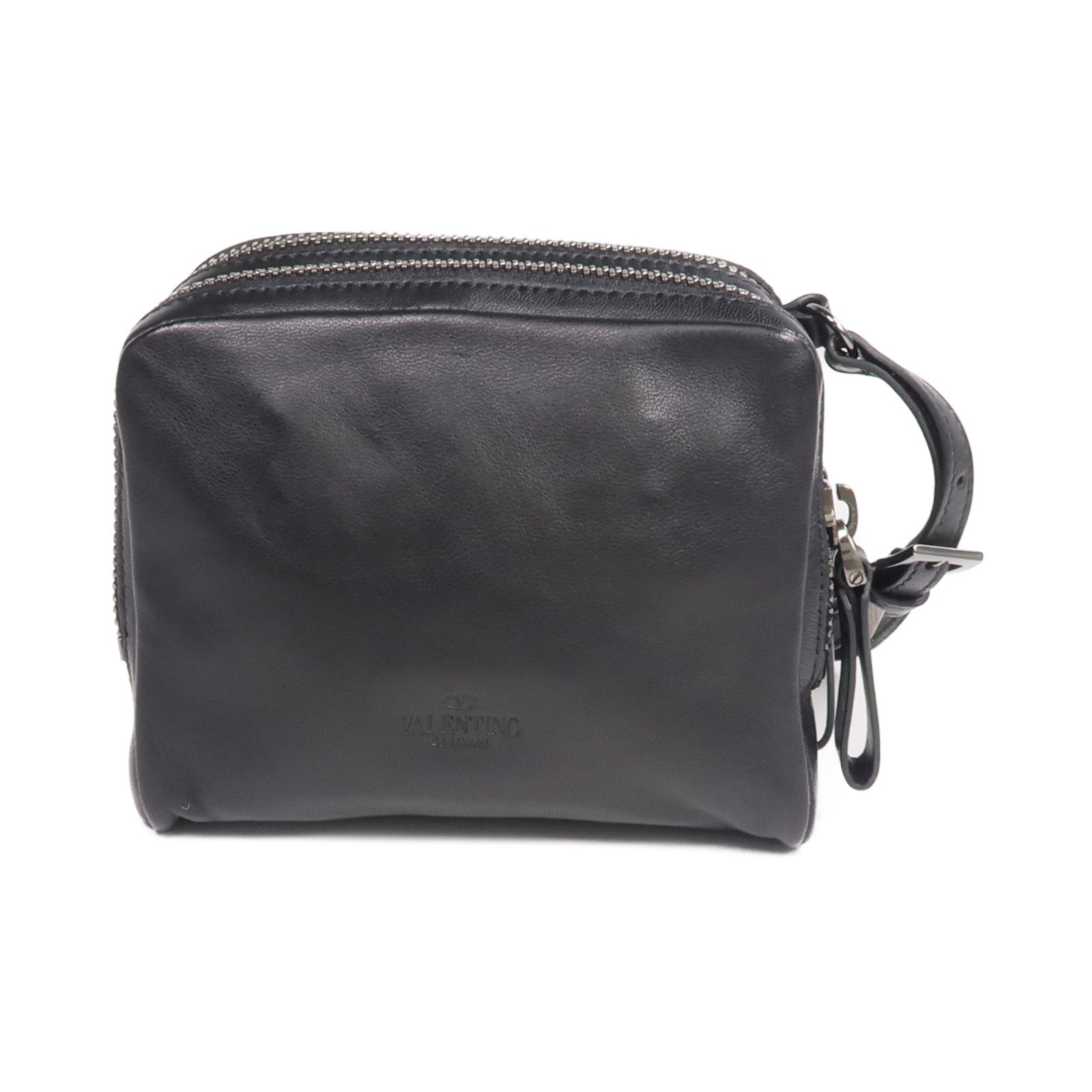 Valentino 【激減優惠】羊皮皮革Clutch手拿包