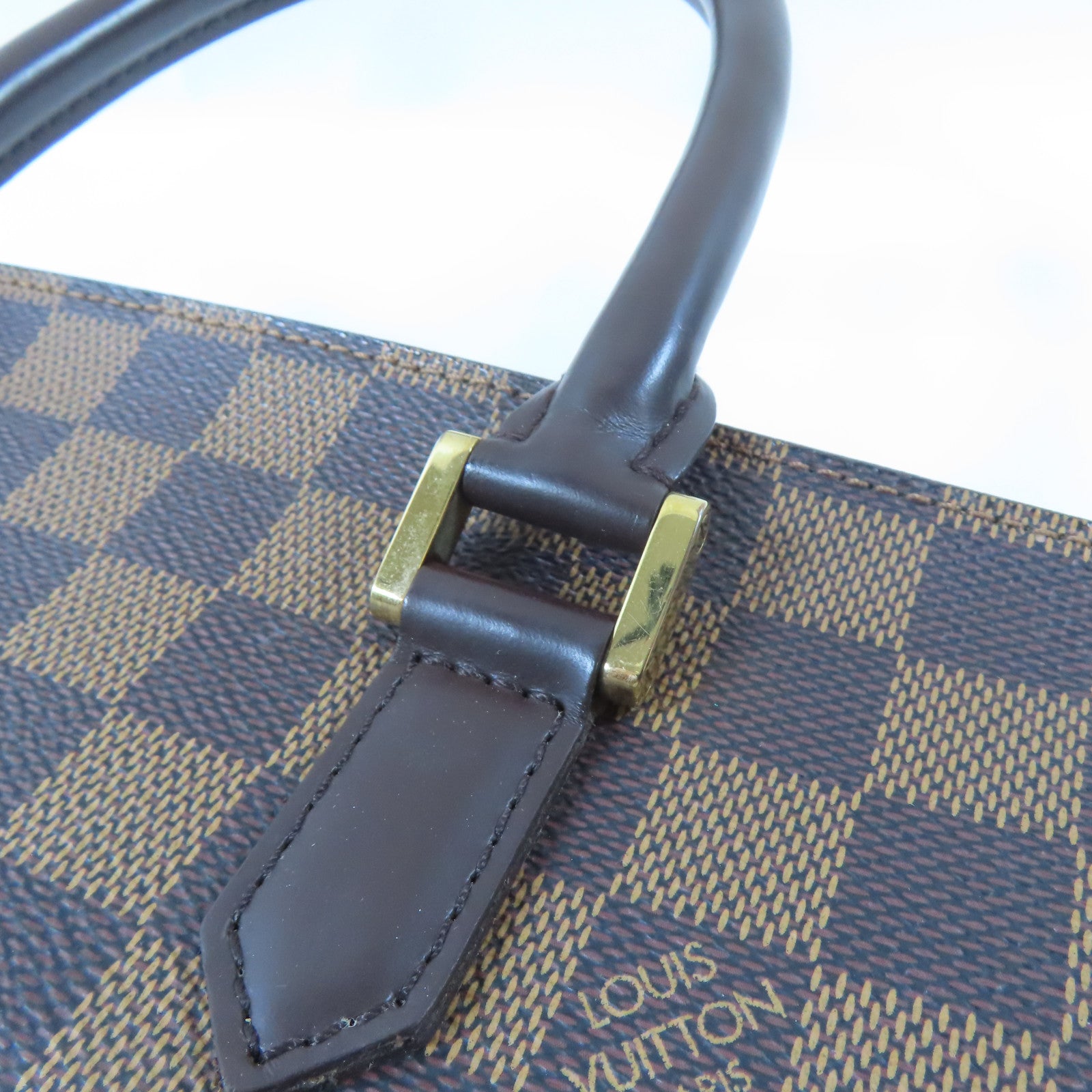 LOUIS VUITTON LV GHW Venice PM Handbag Shoulder Tote Bag N51145 Damier Brown