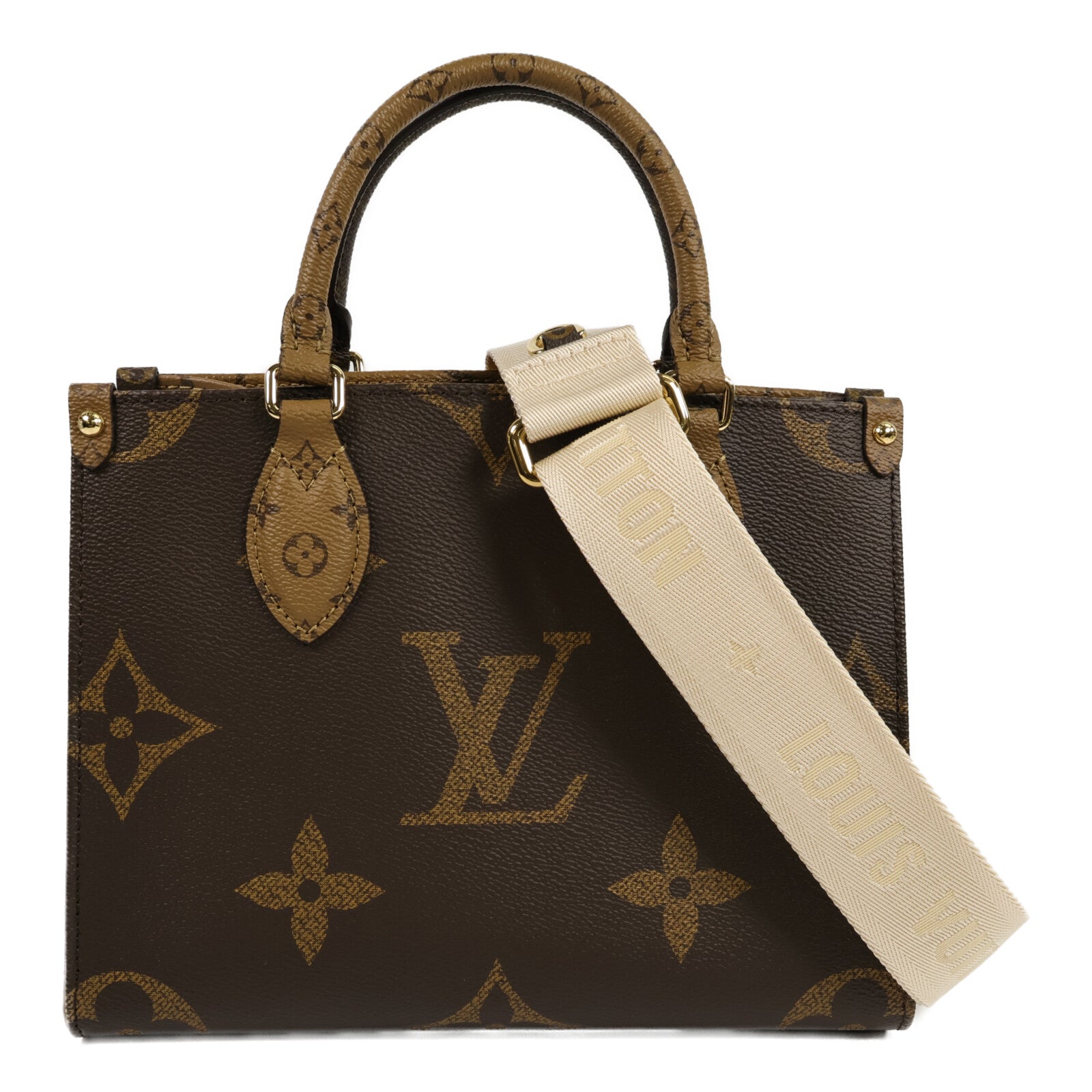 LOUIS VUITTON Monogram Giant OnTheGo PM手挽肩背兩用袋