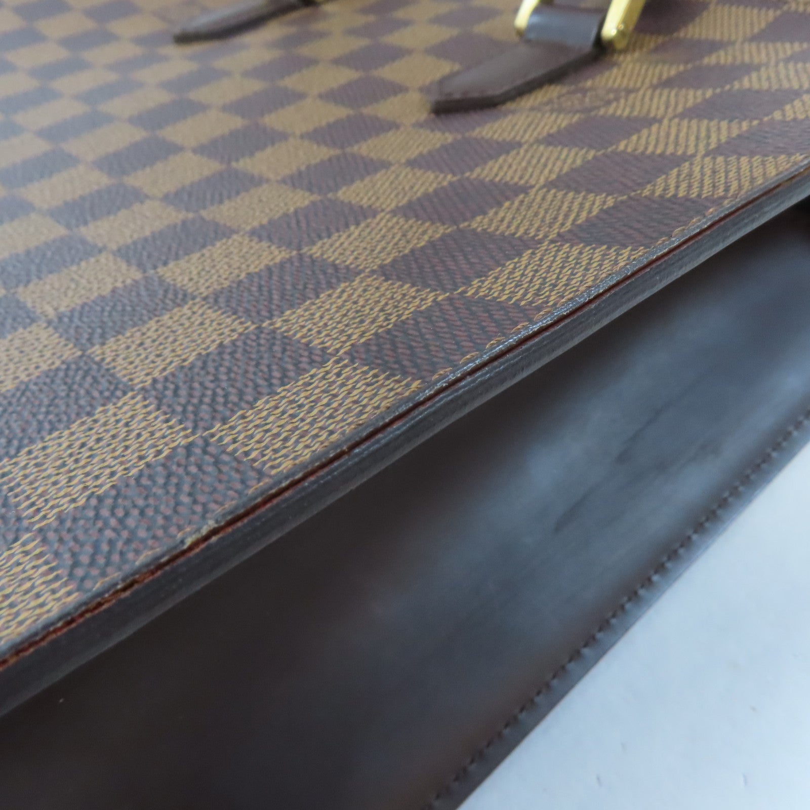 LOUIS VUITTON LV GHW Venice PM Handbag Shoulder Tote Bag N51145 Damier Brown