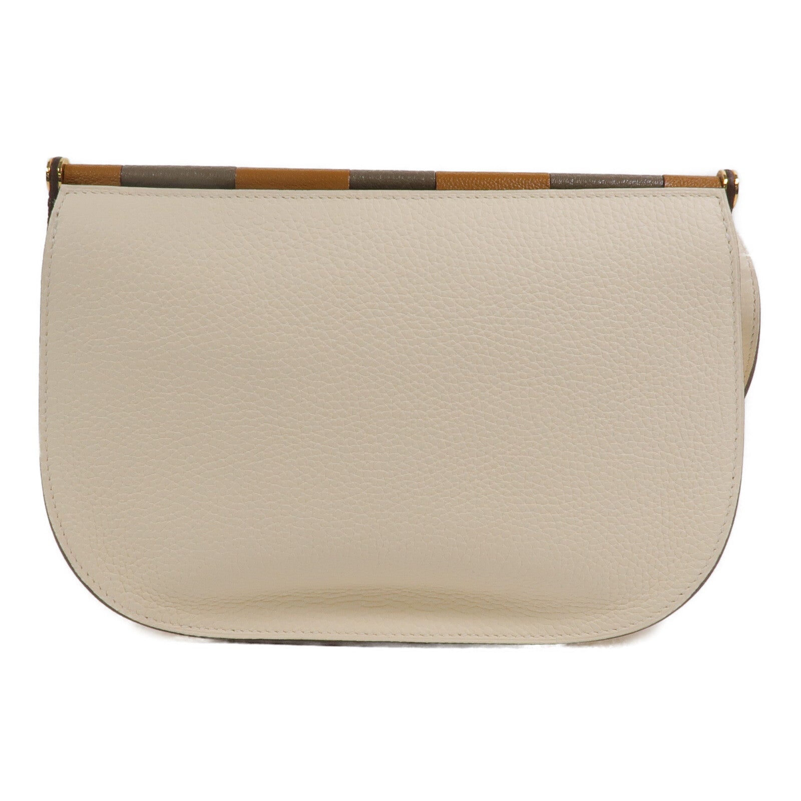 HERMES Clemence皮革Sac Saut 25肩背袋Nata